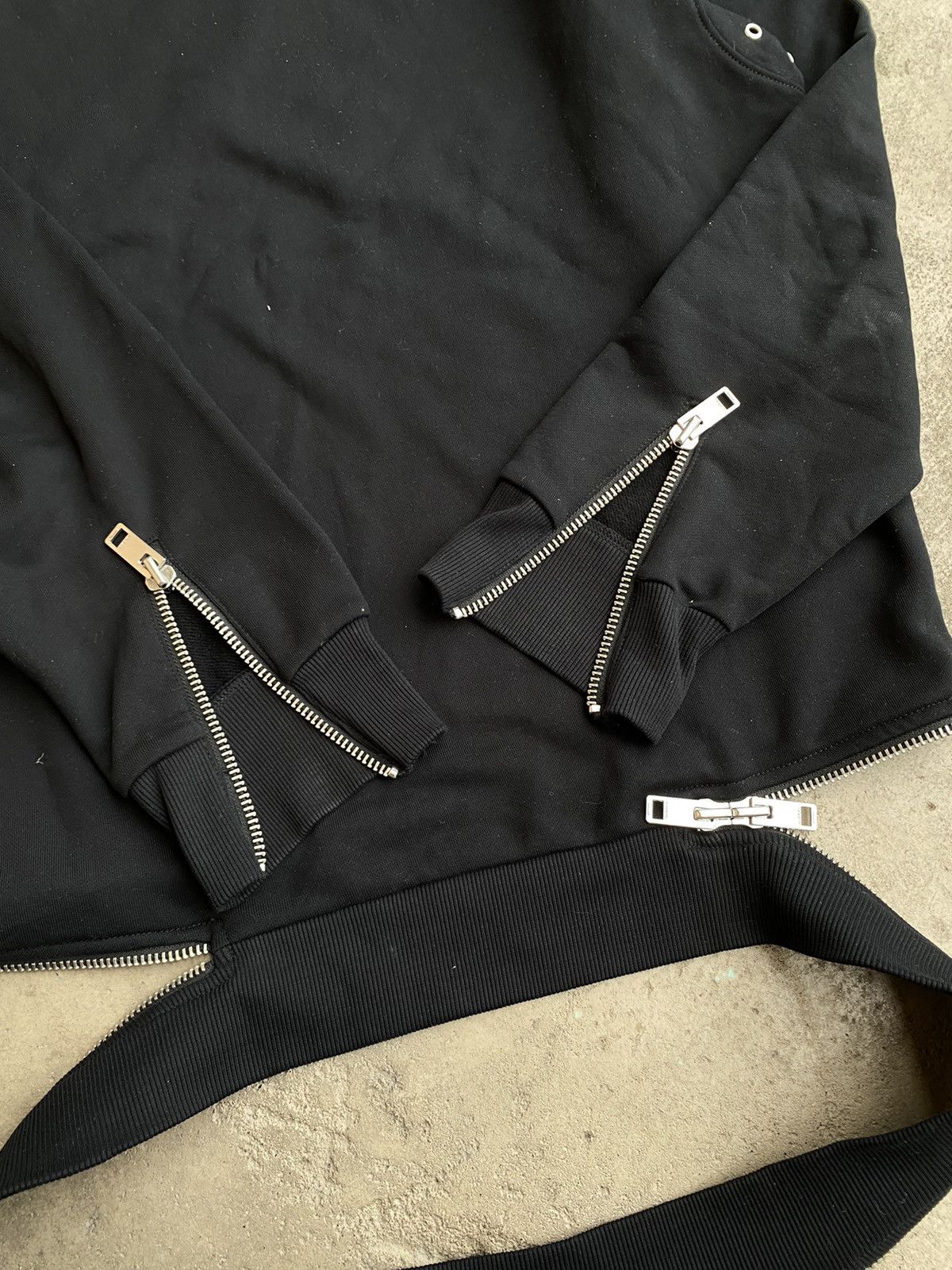 Diesel × Japanese Brand 2024 Diesel multi zip opium avantgarde sweatshirt black Size US L / EU 52-54 / 3 - 4 Thumbnail
