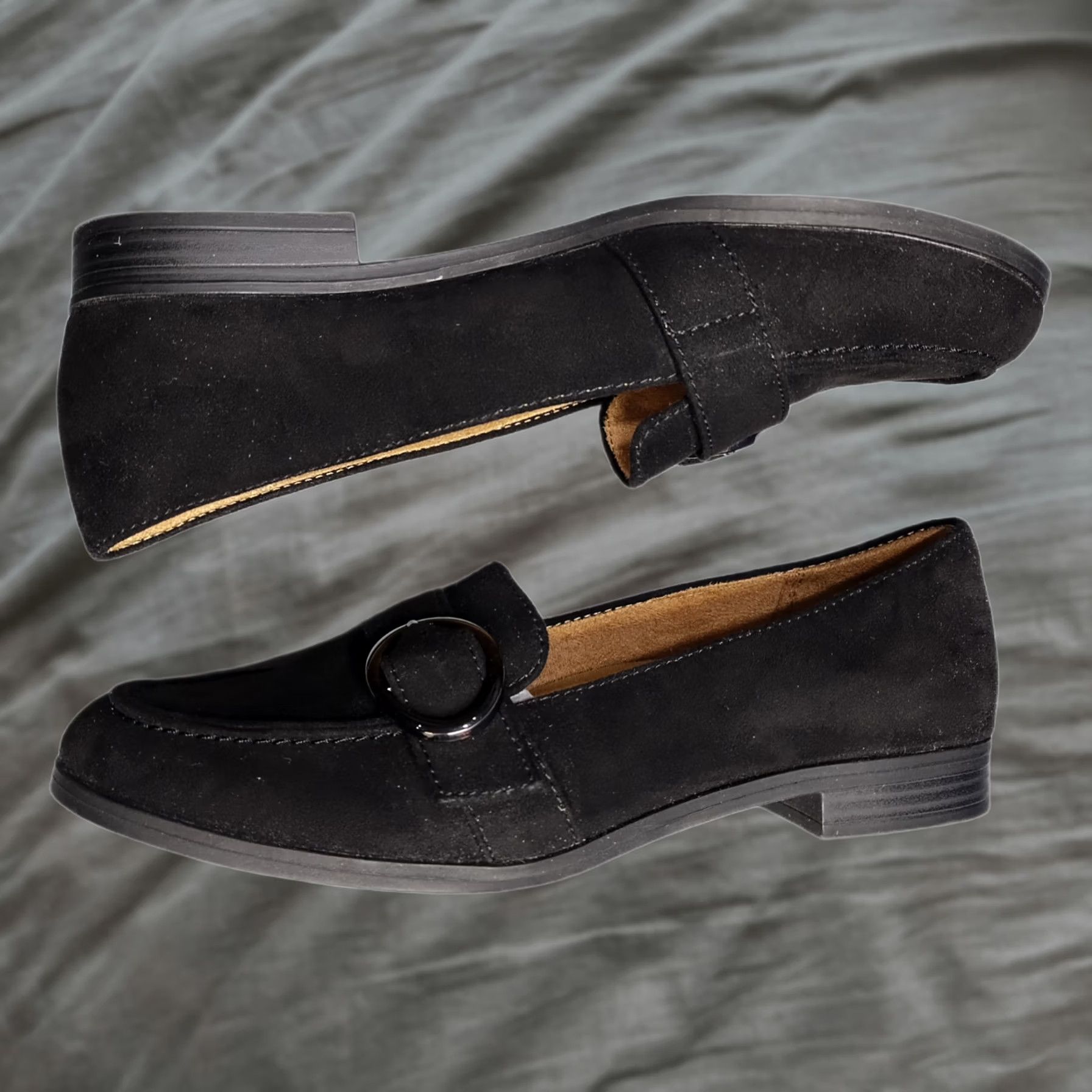 Naturalizer Naturalizer Mina Low Top Loafers Womens 7.5M Black Upper Fabric Comfort Slip On Low Top Casual Size M / US 6-8 / IT 42-44 - 1 Thumbnail
