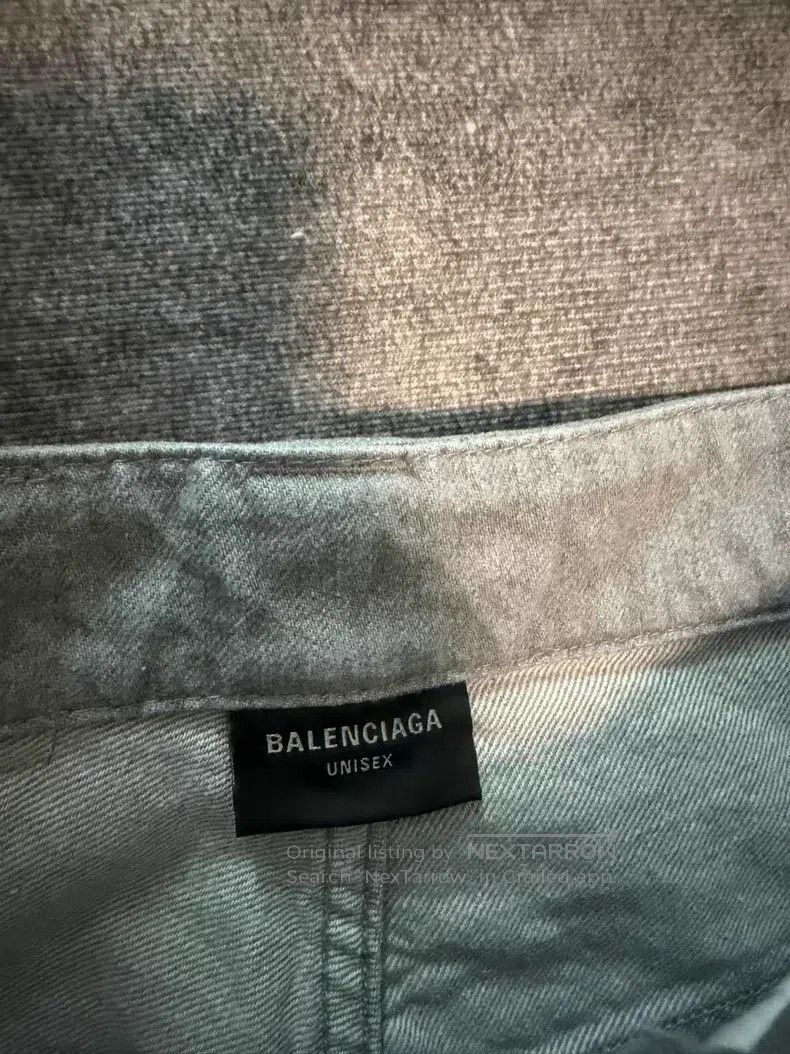 Balenciaga Balenciaga size XS Grey Loops Denim Sport Pants Size US 27 - 3 Thumbnail