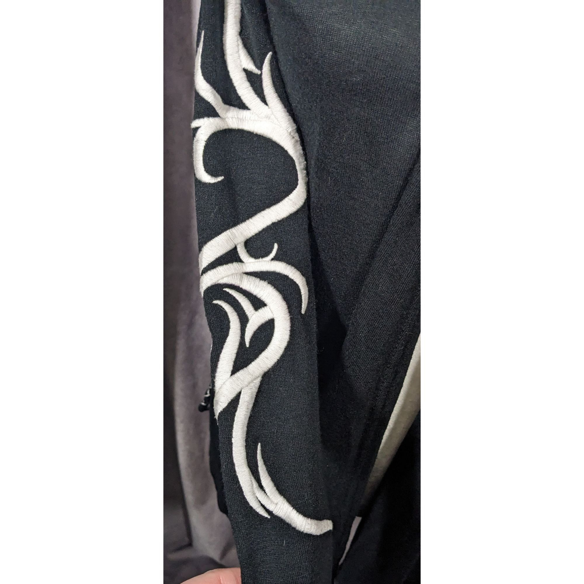Other Angeni Contrast Stich Tribal Embroidered Gothic Cardigan Siz Size M / US 6-8 / IT 42-44 - 8 Thumbnail