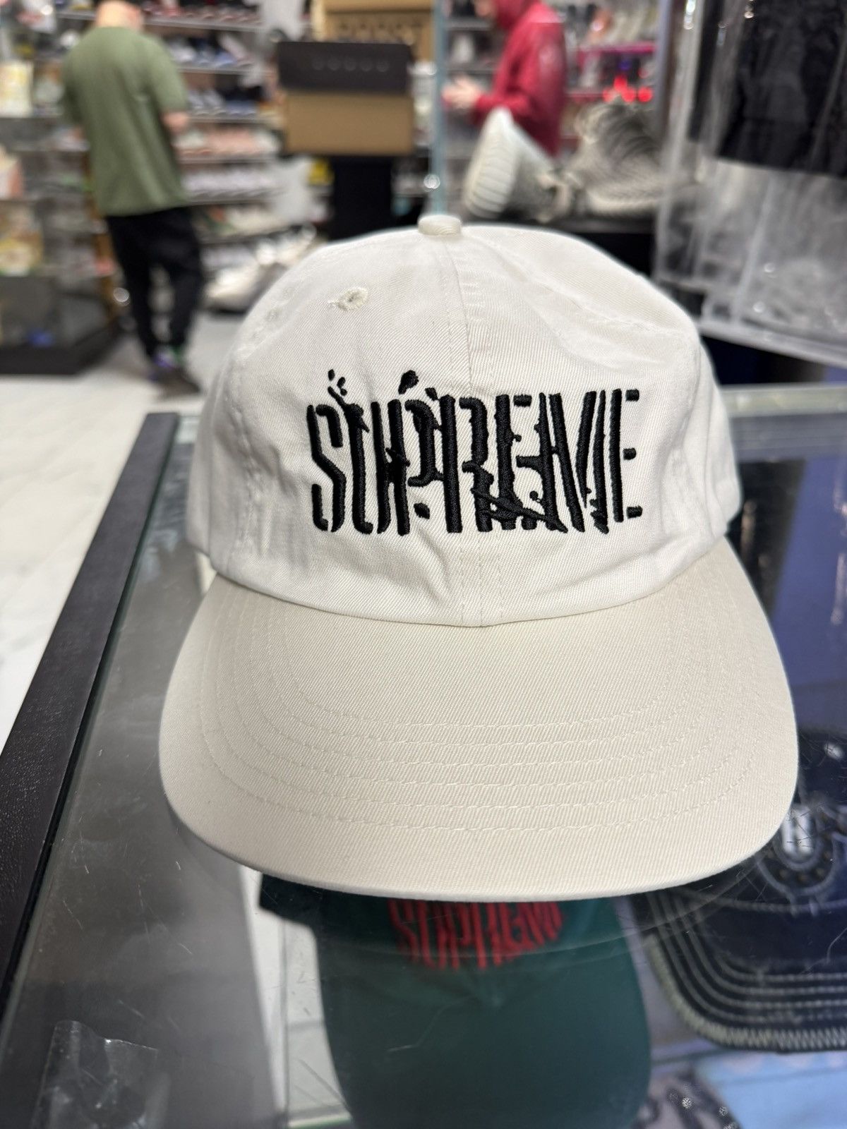 Supreme Supreme Splatter Hat (White) Size ONE SIZE - 1 Thumbnail