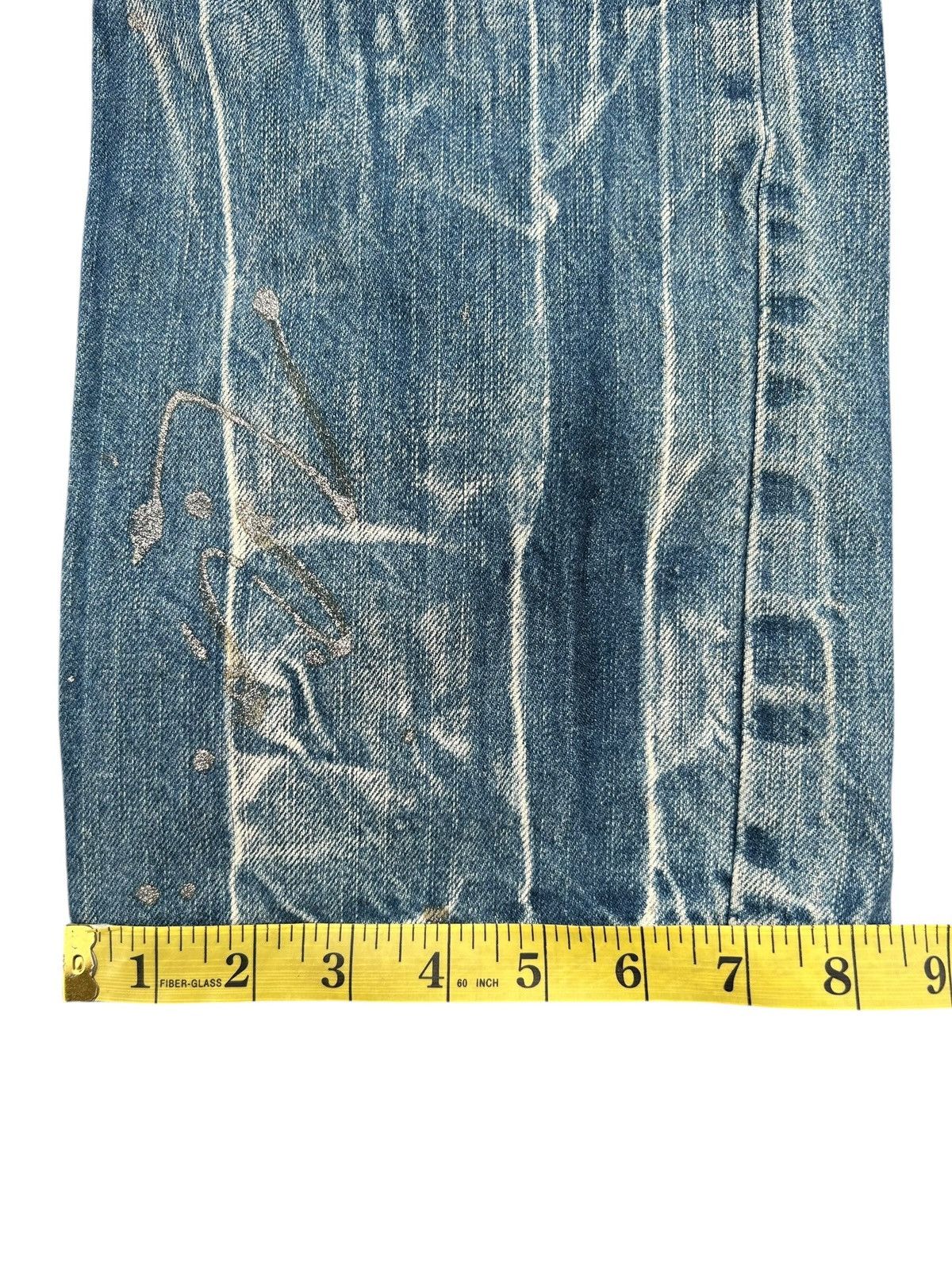 Kapital × Undercover × Vintage Japanese Nylaus Distressed Punk Bondage Denim Jeans Size US 33 - 18 Thumbnail