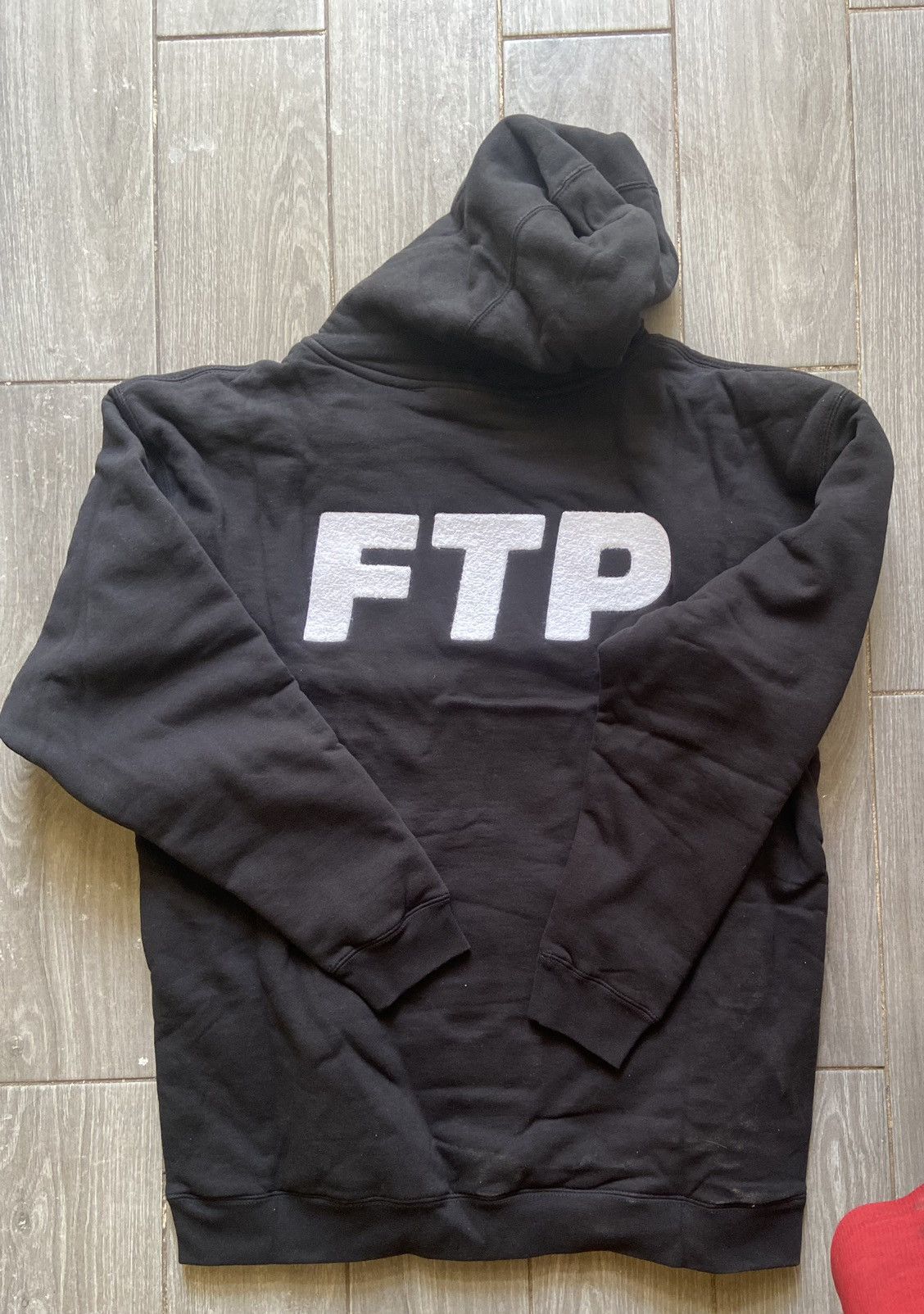 Fuck The Population FTP Chenille Logo Zip Hoodie Black XL | Grailed