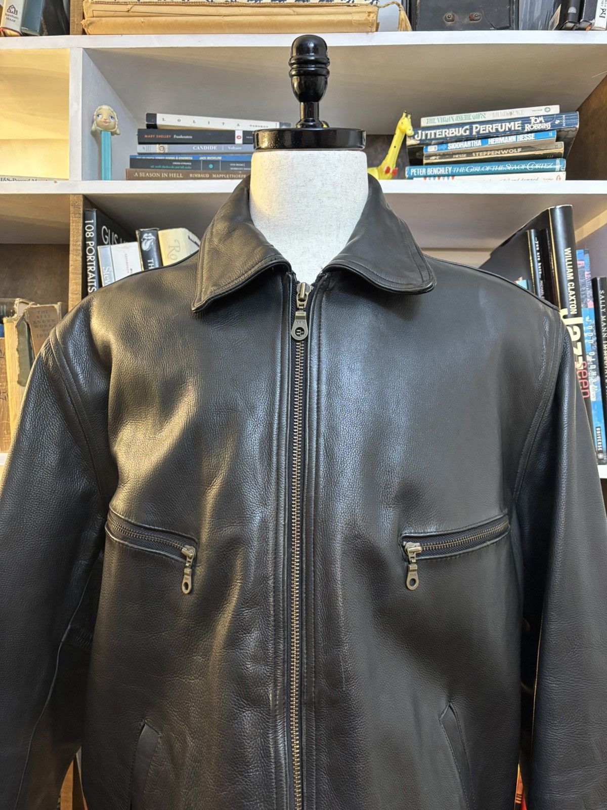 Vintage First Genuine Leather Jacket Size US XL / EU 56 / 4 - 3 Thumbnail