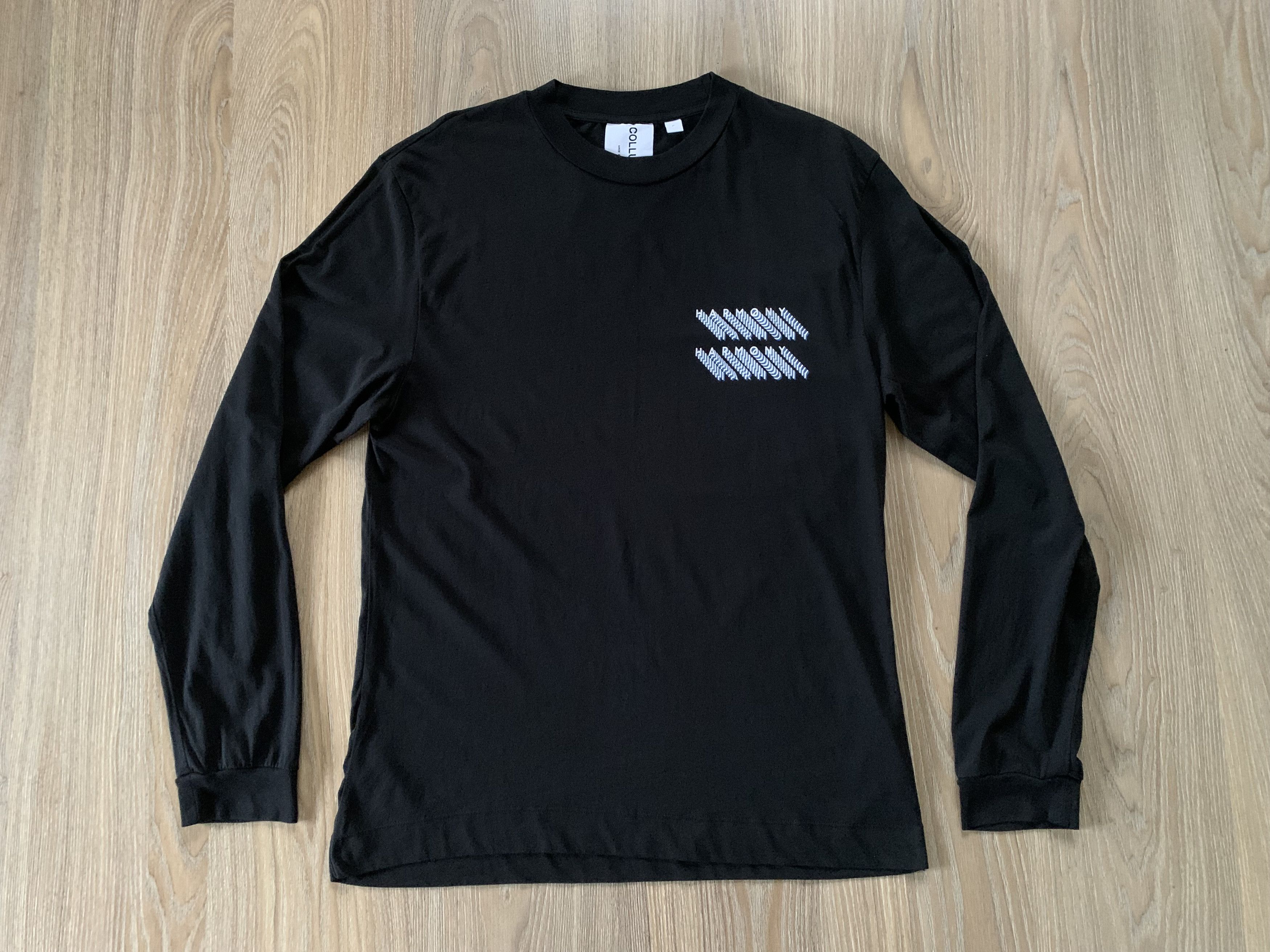 Other Collusion Black Printed Long Sleeve Size US L / EU 52-54 / 3 - 2 Thumbnail