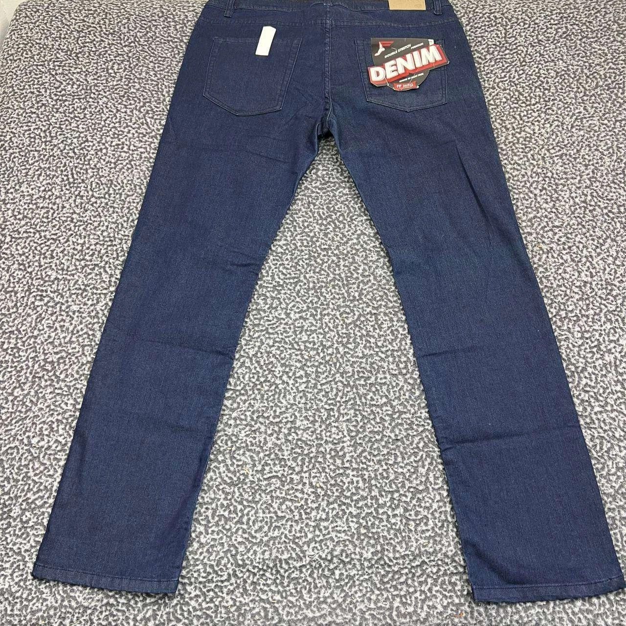 Other Footprint Manufacture Jeans Men 38x32 Straight Denim Pants Size US 38 / EU 54 - 2 Thumbnail