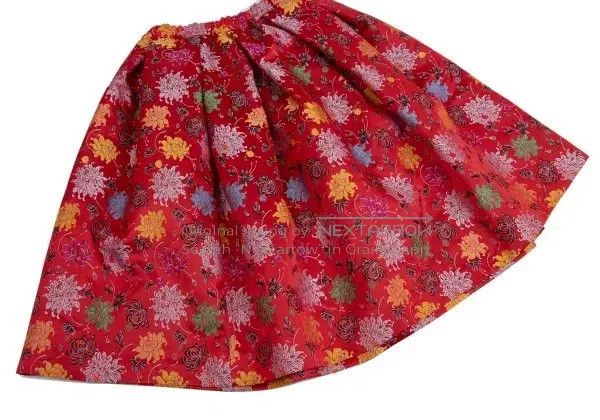 Comme des Garcons Comme Des Garcons size S Red vintage floral design skirt Size 23" - 5 Thumbnail