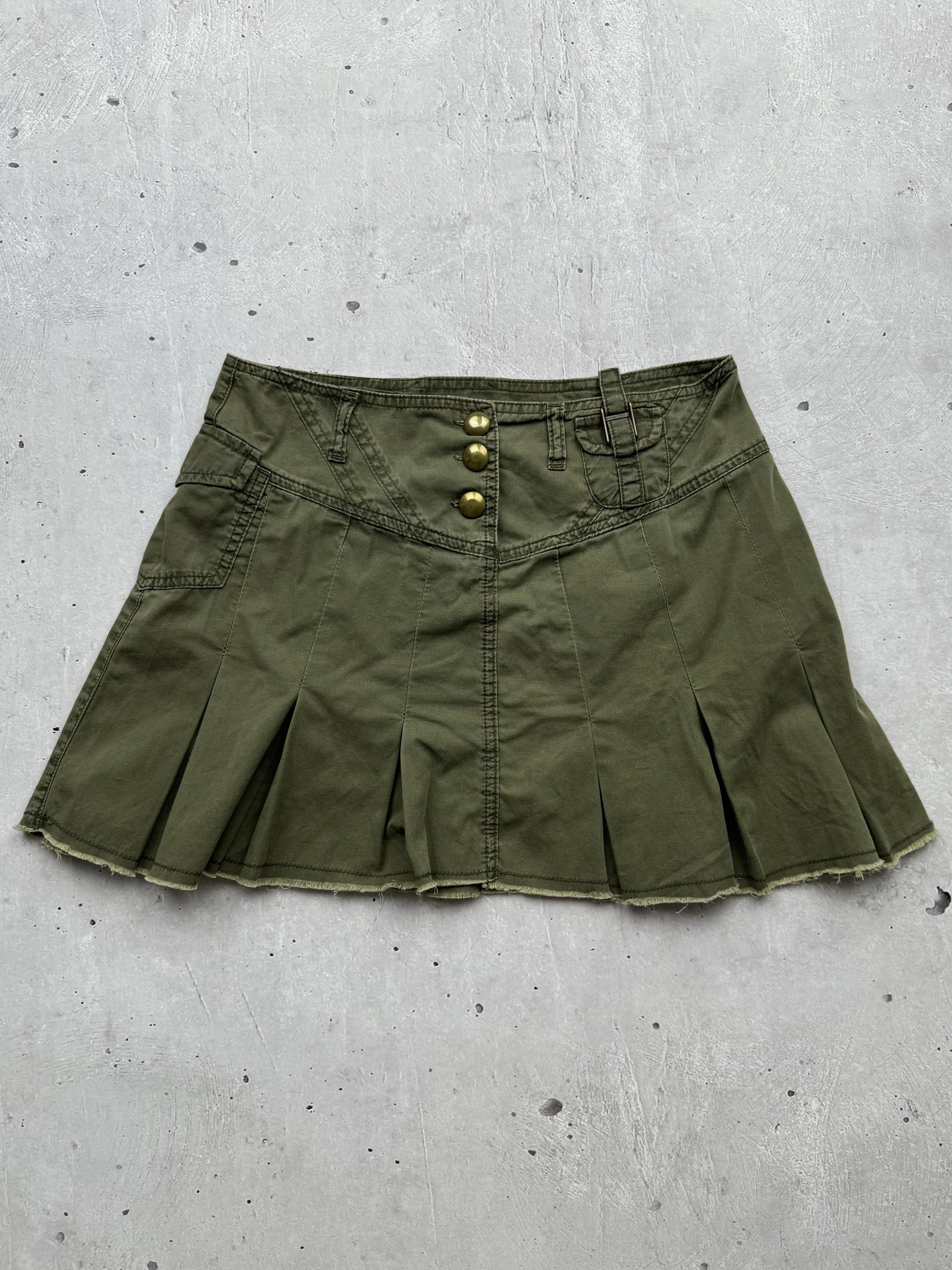 Japanese Brand × Seditionaries × Vintage Vintage Cargo Flared Mini Skirt Size 27" / US 4 / IT 40 - 1 Thumbnail