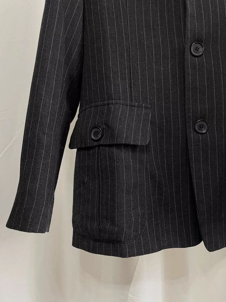 Comme des Garcons Comme des Garçons Vintage striped dark mainline blazer jack Size US M / EU 48-50 / 2 - 6 Thumbnail