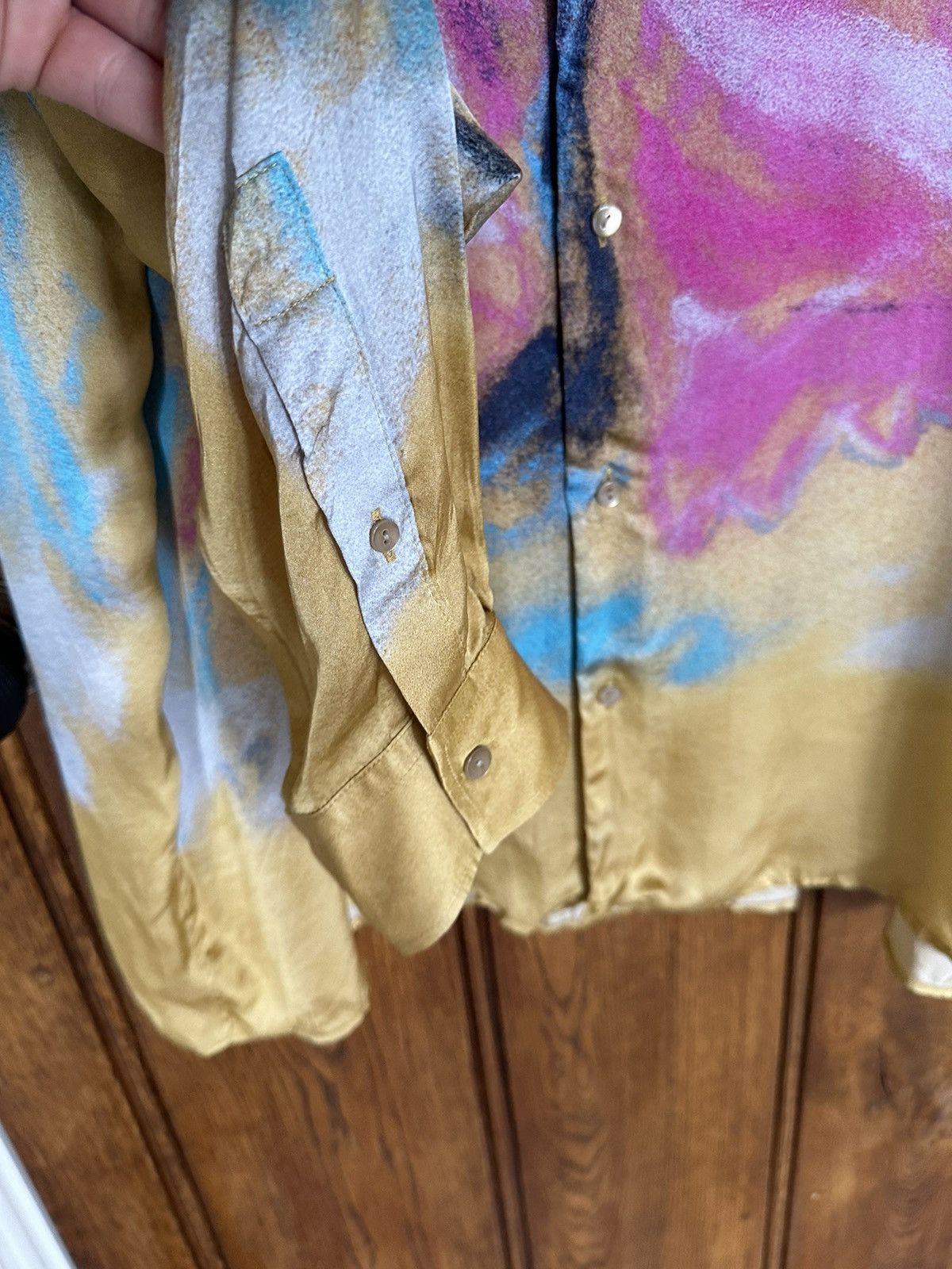 Acne Studios Rare Acne Studios Karen Kilimnik pink bow shirt oversized Size US L / EU 52-54 / 3 - 13 Thumbnail