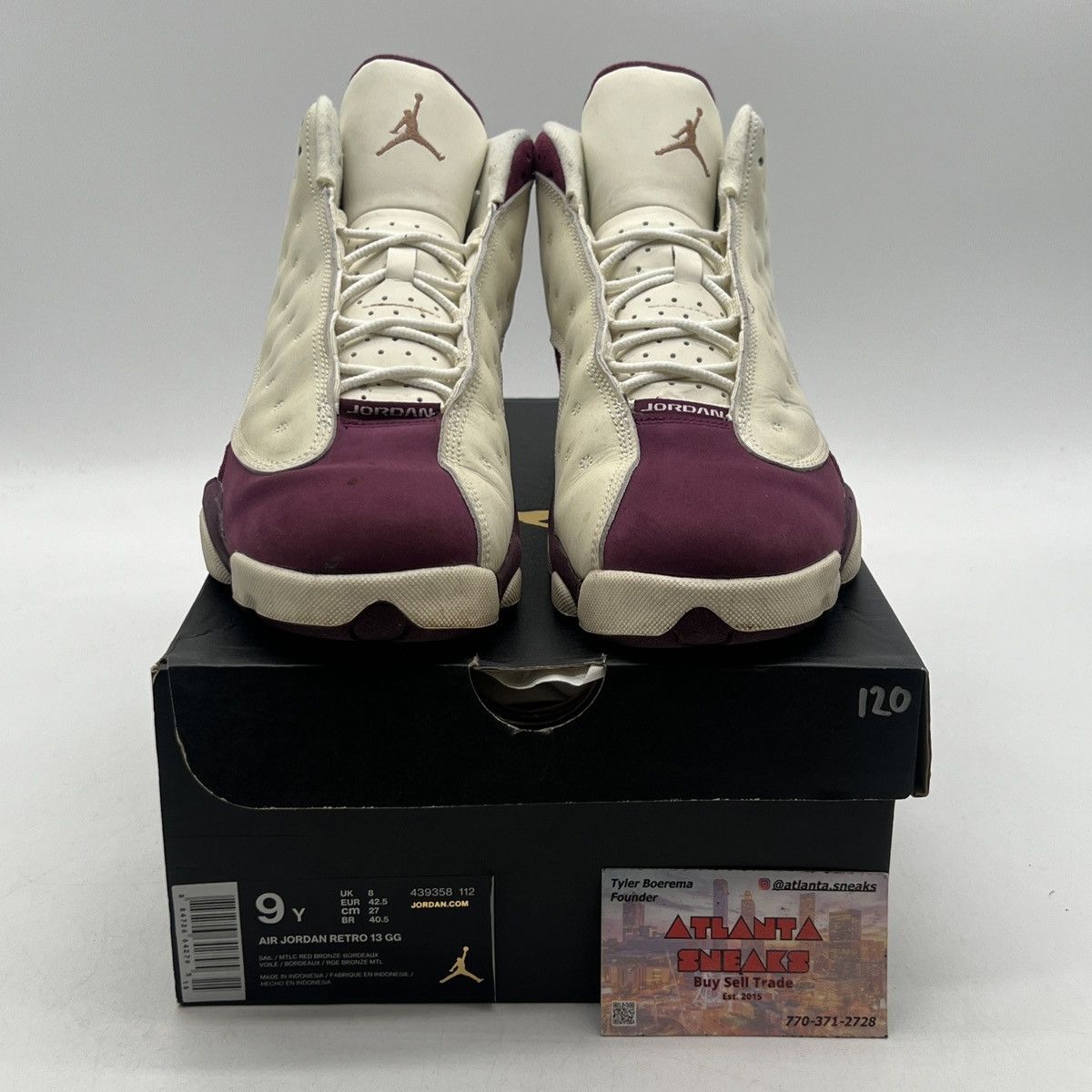 Jordan Brand Air Jordan 13 Bordeaux Size US 9 / EU 42 - 2 Thumbnail