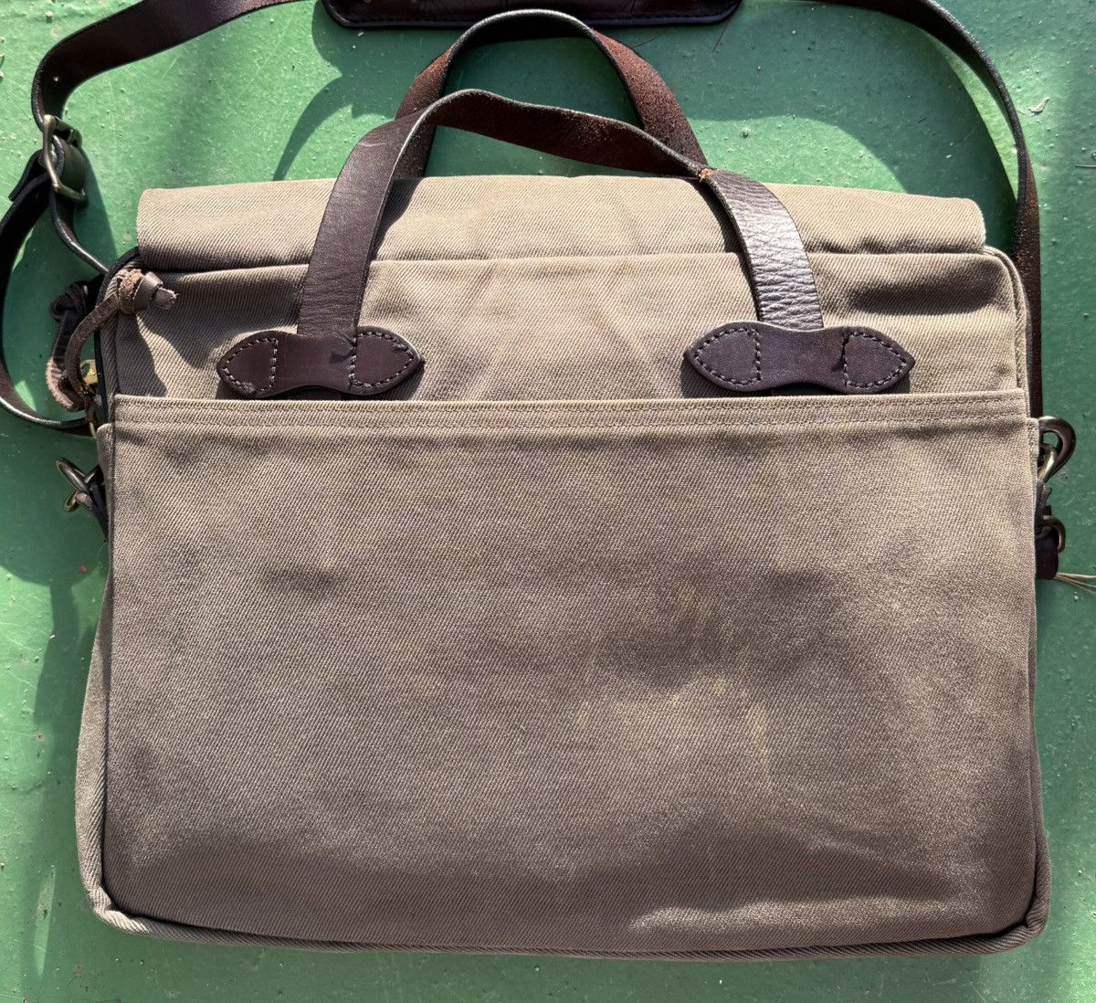 Filson Filson 256 Original Briefcase Otter Green USA Size ONE SIZE - 2 Thumbnail
