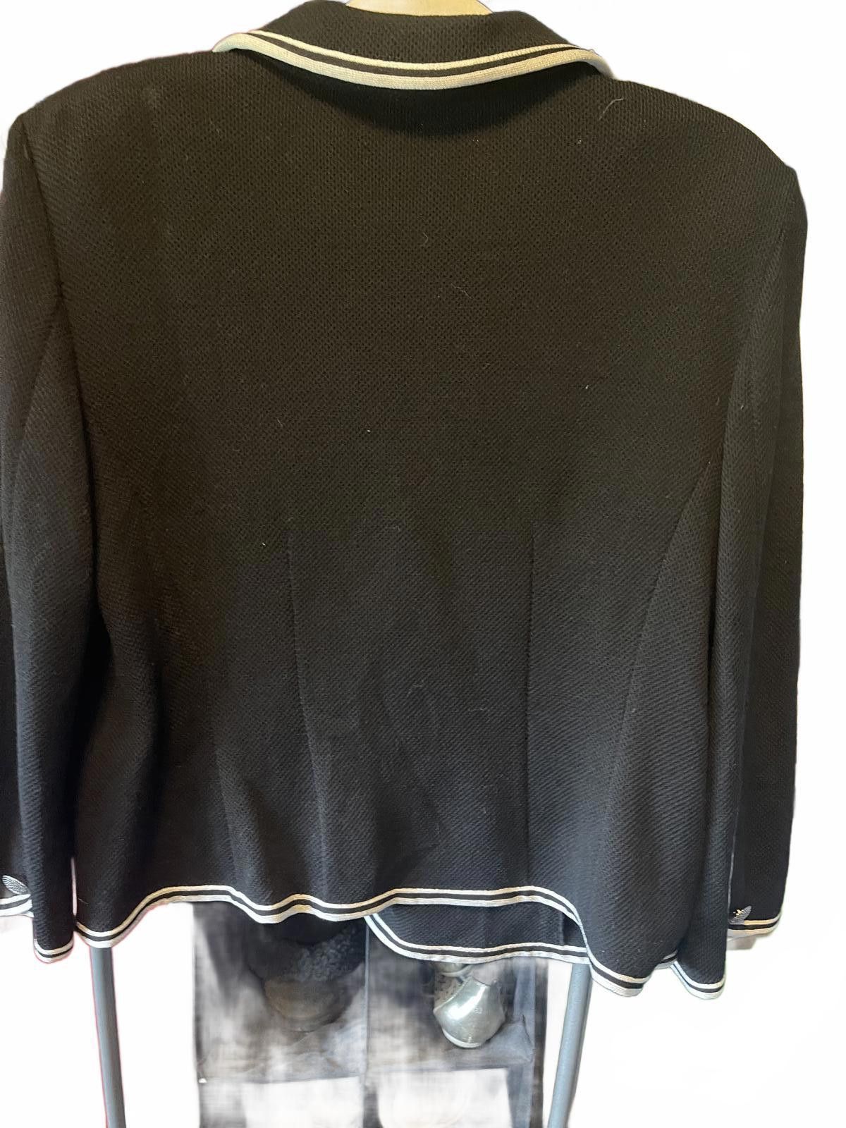 Designer St. John's blazer navy Size XXL / US 16-18 / IT 52-54 - 2 Thumbnail
