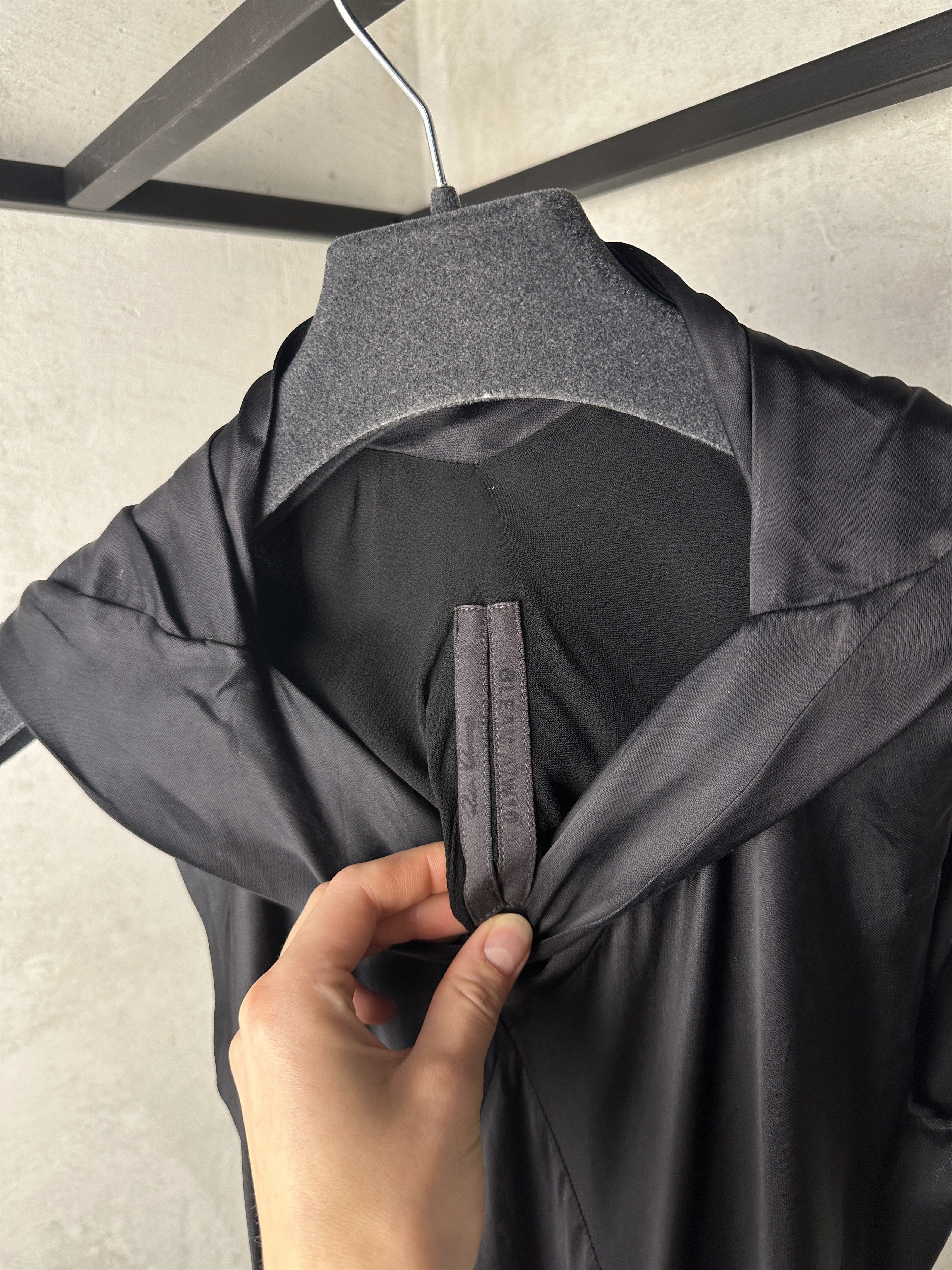 Rick Owens Rick Owens AW10 Gleam Silk Mini Dress Size S / US 4 / IT 40 - 3 Thumbnail