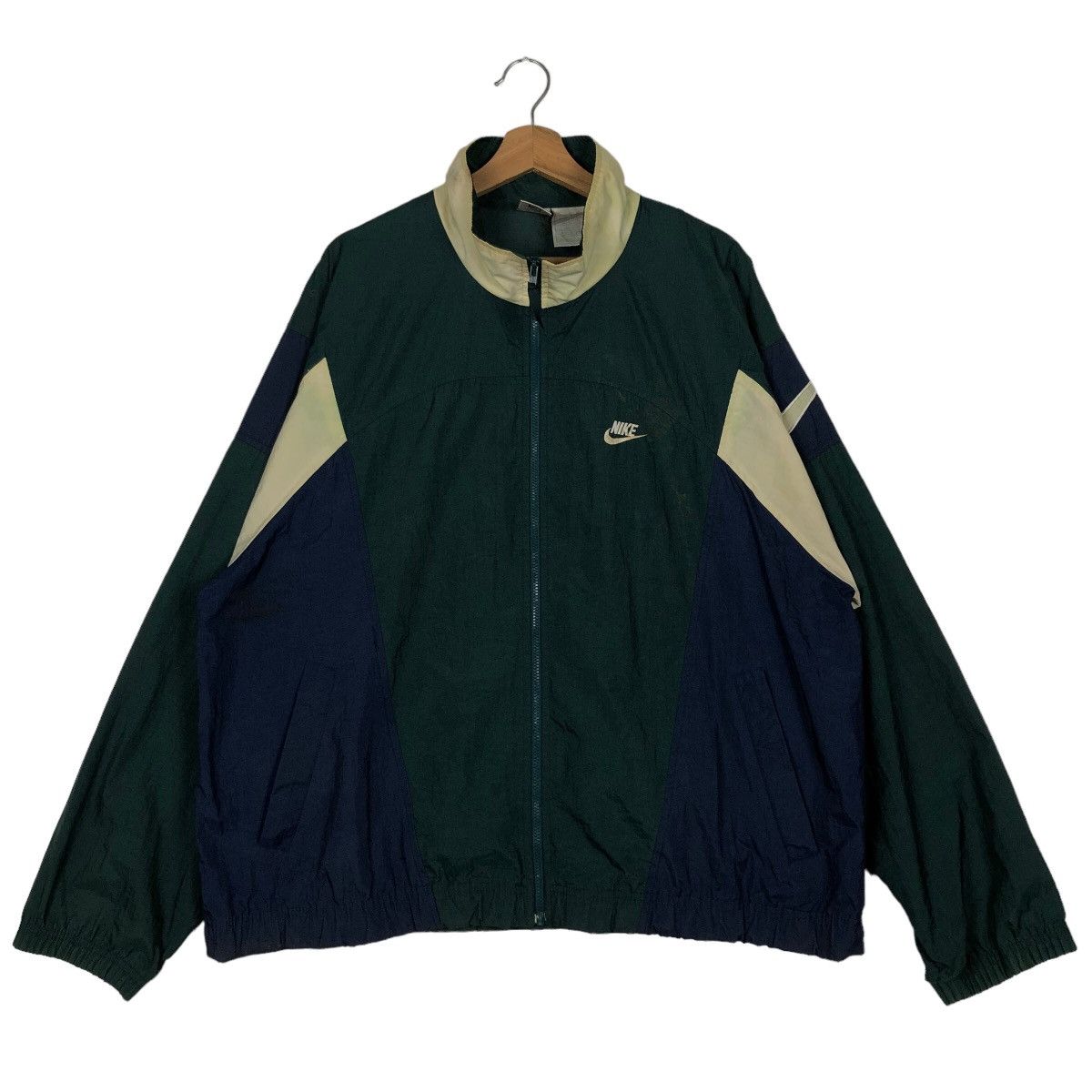 Nike 🔥90’s Vintage Nike Windbreaker Jacket Bomber Big Swoosh Size US L / EU 52-54 / 3 - 2 Thumbnail
