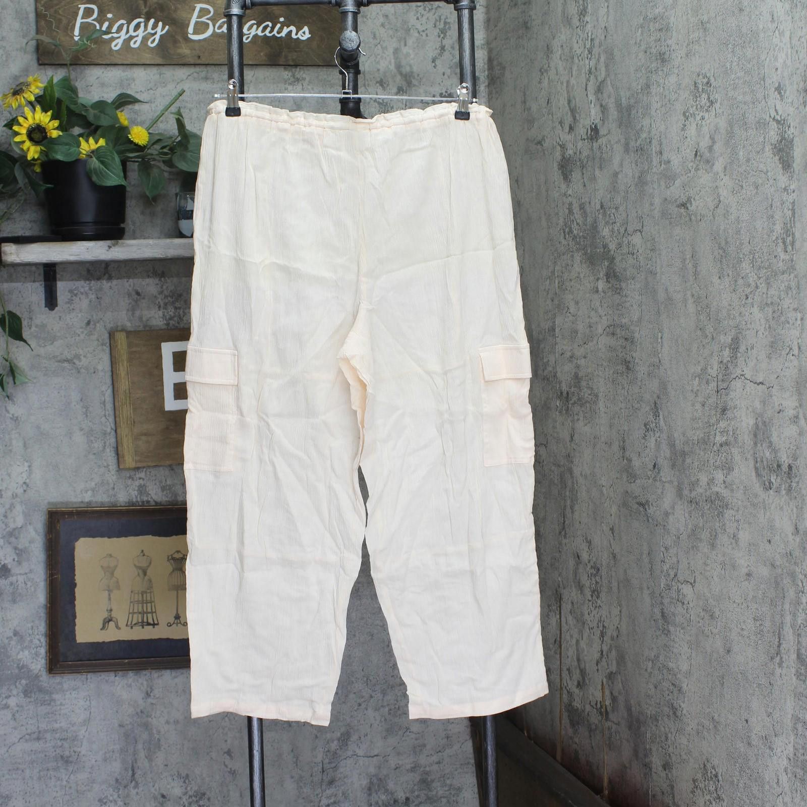 Sanctuary Nwt Sanctuary Womens Cargo Pants Sacc24849 White Sand Pink L Size 36" / US 14 / IT 50 - 2 Thumbnail