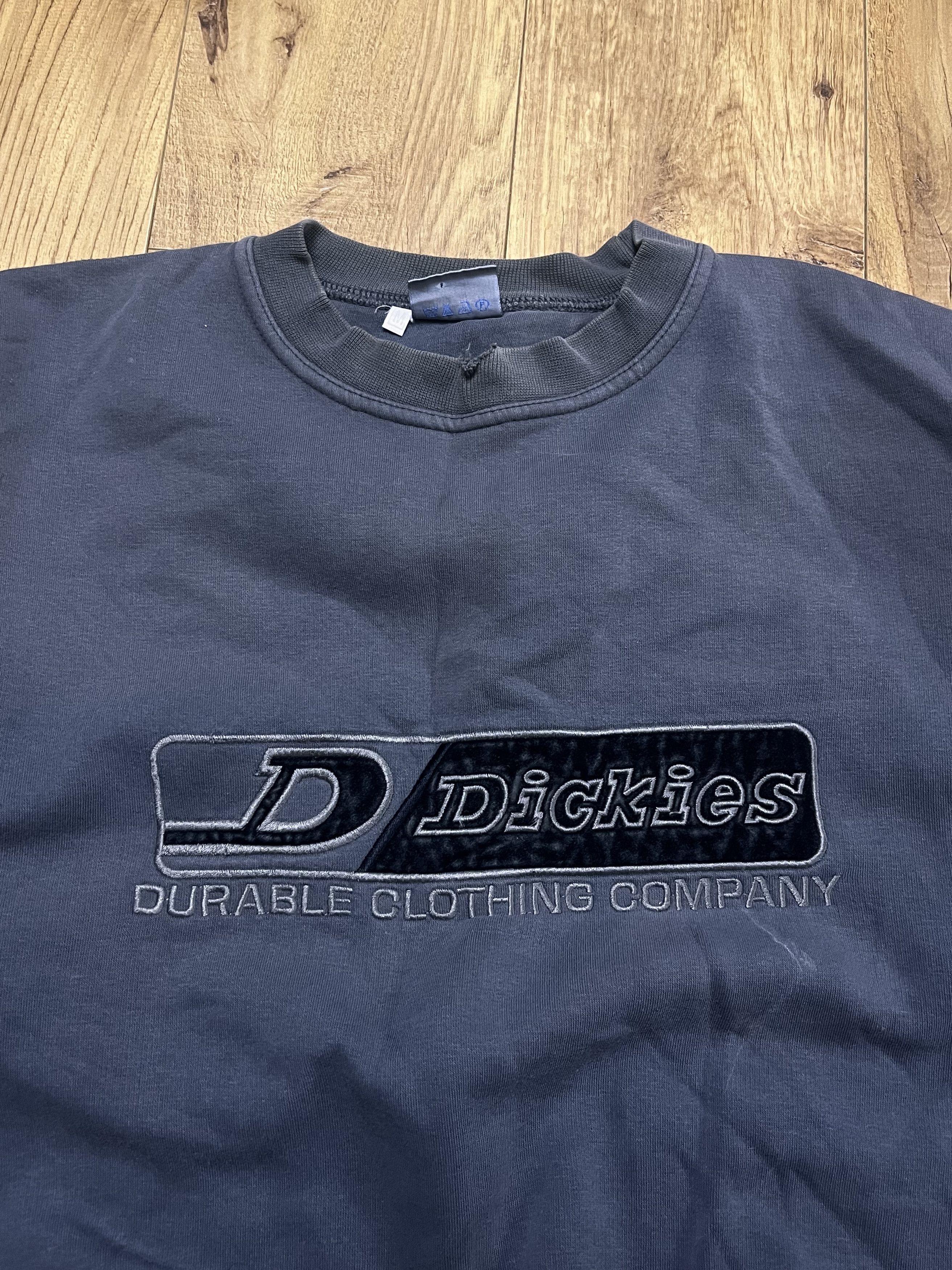Dickies × Vintage Vintage Dickies Distressed Faded Y2k Sweatshirt Size US M / EU 48-50 / 2 - 2 Thumbnail