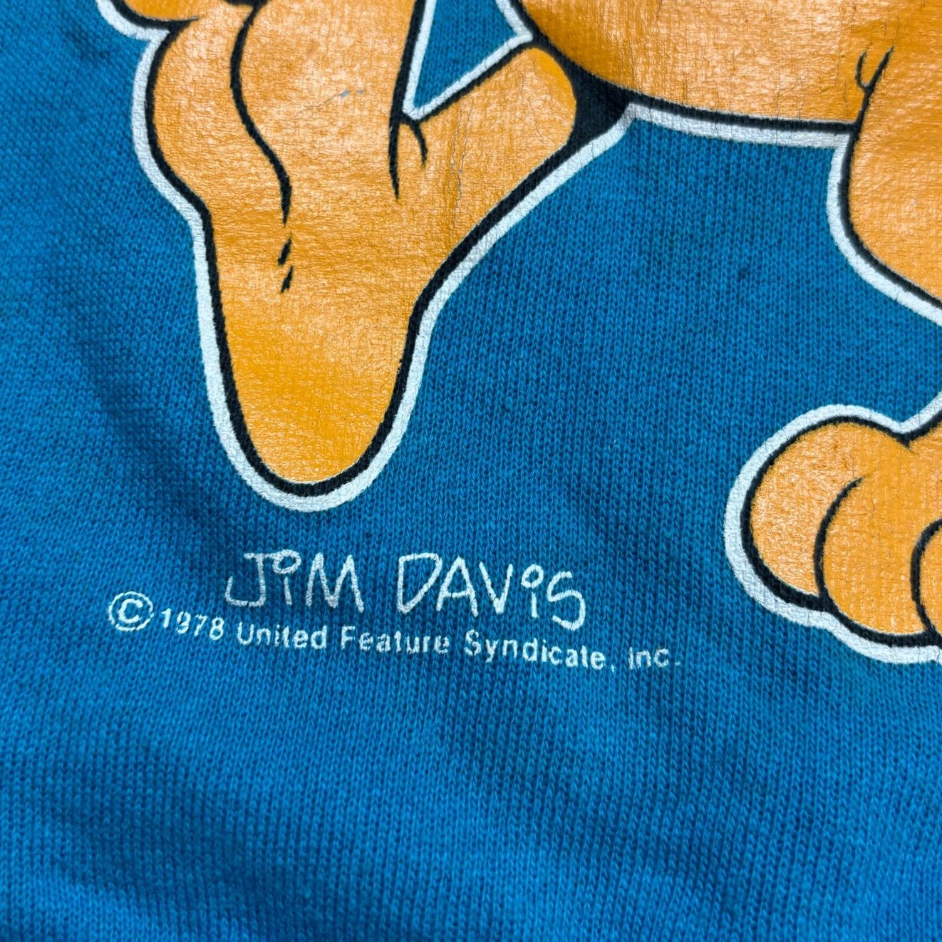 Velva Sheen × Vintage Vintage 70s Jim Davis Garfield Palm Spring Sweatshirt Mens S Size US S / EU 44-46 / 1 - 3 Thumbnail