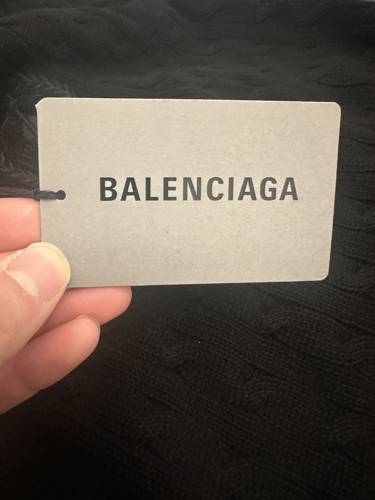Balenciaga Balenciaga Distressed/destroyed Turtleneck Cable knit Size US S / EU 44-46 / 1 - 6 Thumbnail