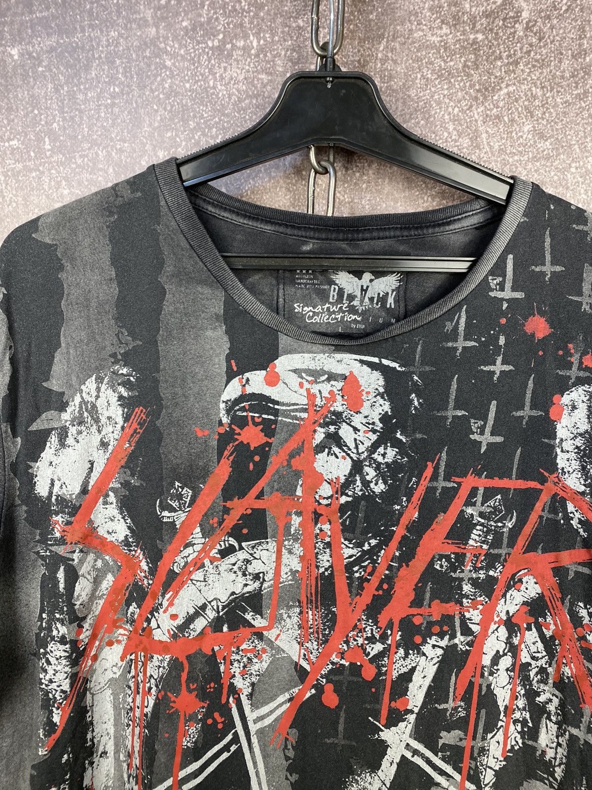 Slayer × Vintage Slayer vintage overprint 2016 shirt Size US L / EU 52-54 / 3 - 4 Thumbnail
