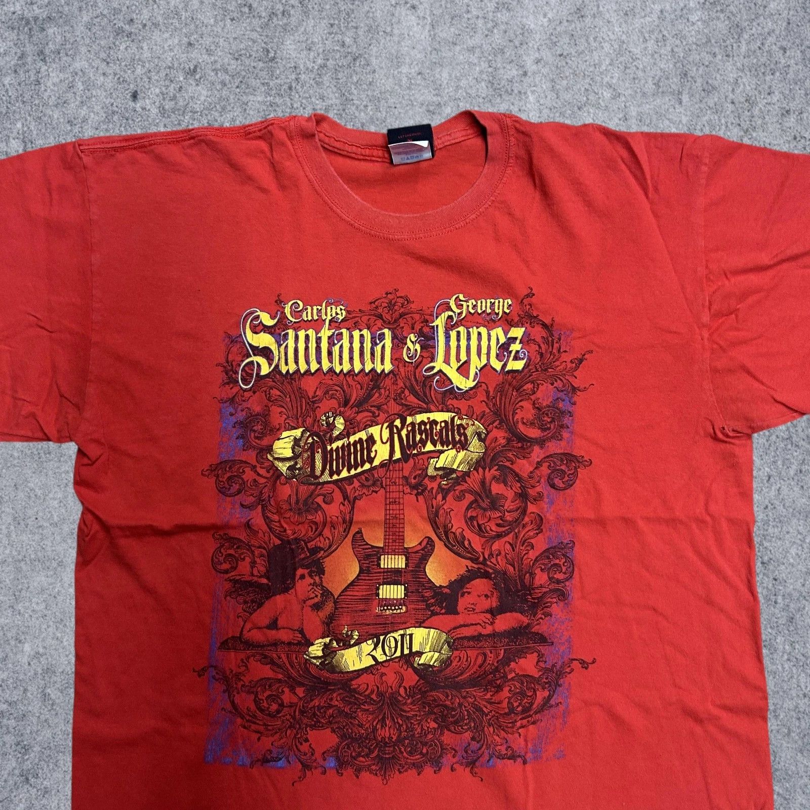 PGA Tour Carlos Santana George Lopez Divine Rascals 2011 Tour Shirts Size US XL / EU 56 / 4 - 8 Thumbnail