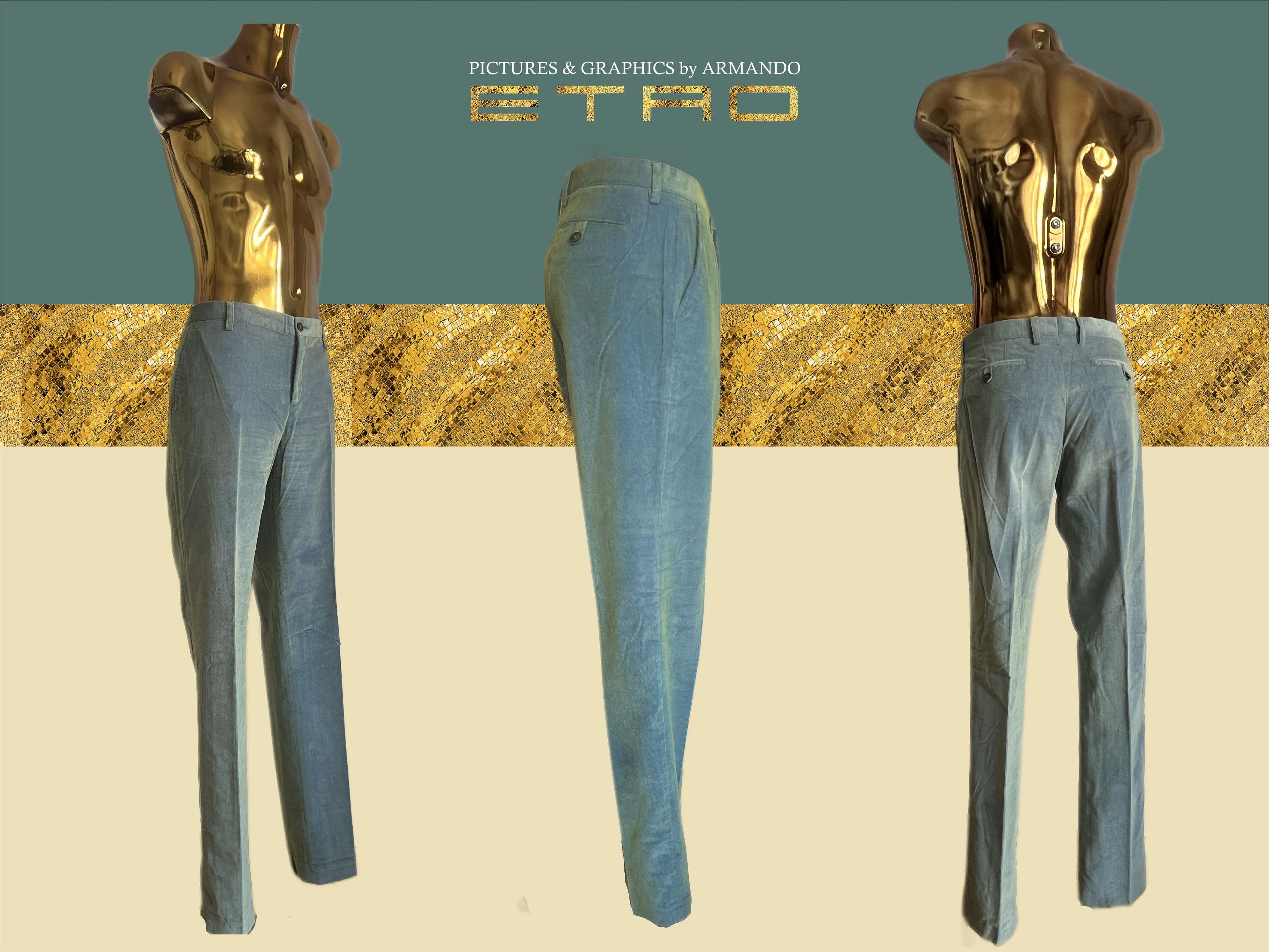 Etro Velvet pants Size US 36 / EU 52 - 7 Thumbnail