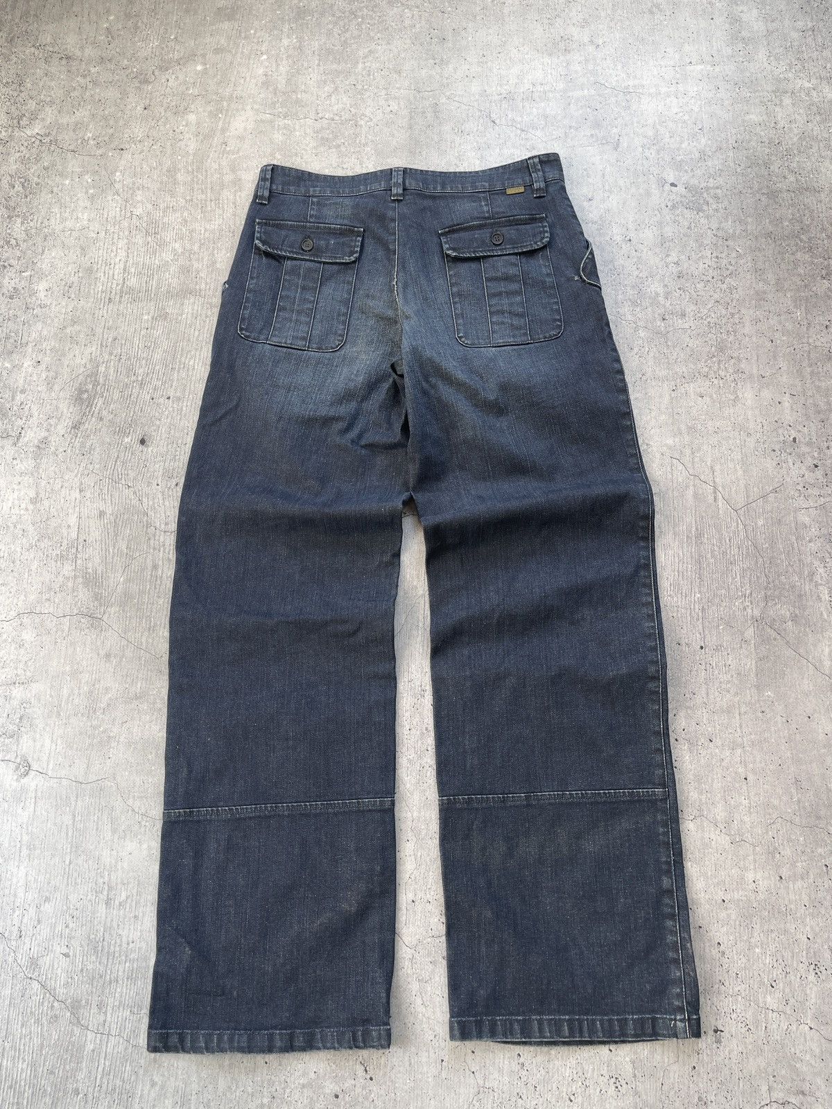 Kenzo × Vintage vintage kenzo jeans nice design distressed denim Size US 33 - 2 Thumbnail
