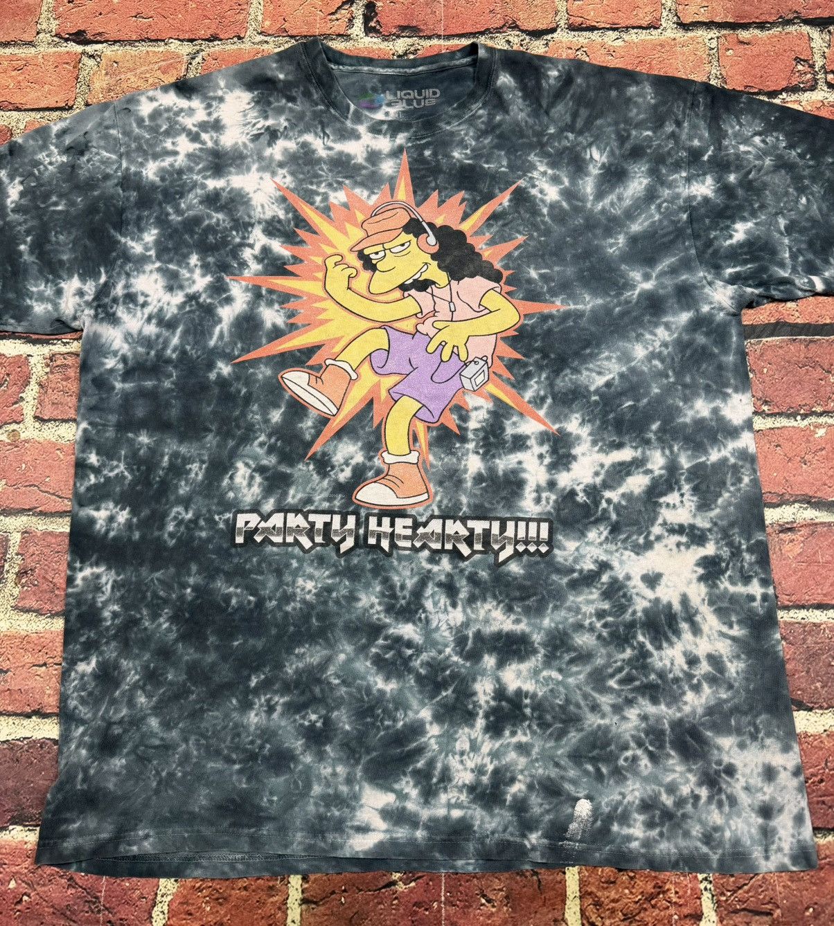 Liquid Blue The Simpsons Otto Mann Liquid Blue Tie Dye Tee Party Hearty Size US XXL / EU 58 / 5 - 2 Thumbnail