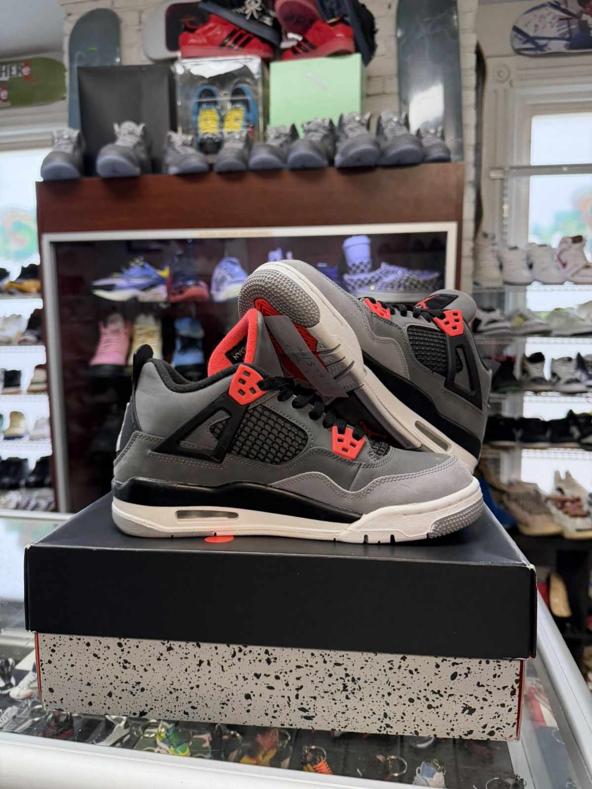 Jordan Brand Jordan 4 Retro ‘Infared’ Size US 6.5 / EU 39-40 - 2 Thumbnail