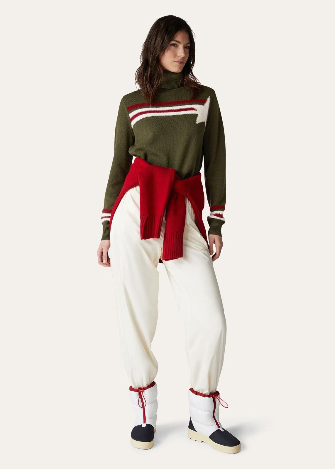 Loro Piana o1srvl11e0125 Celerina Turtleneck Sweater in Multicolor Size L / US 10 / IT 46 - 3 Thumbnail