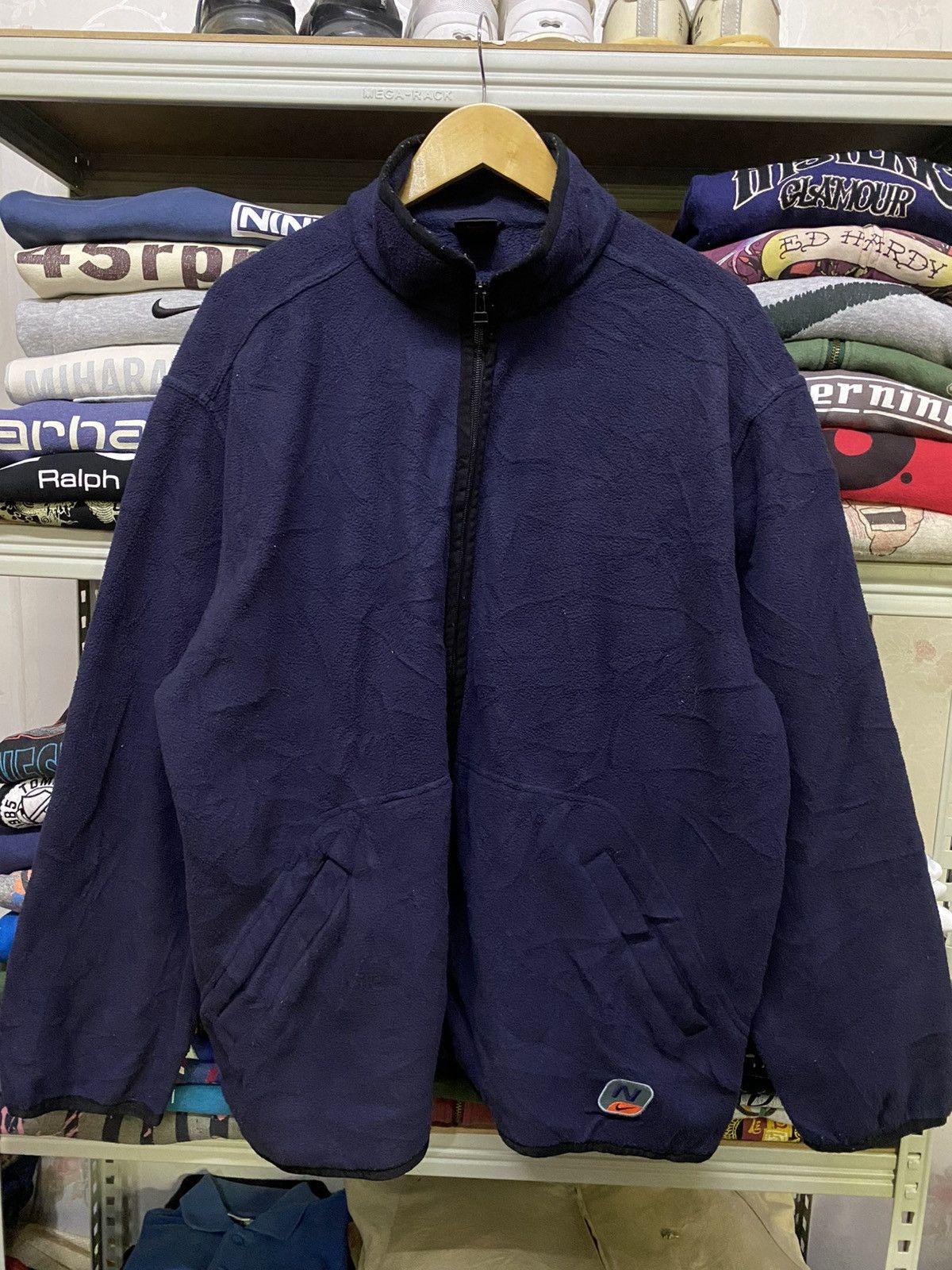 Nike × Nike SB × Vintage Vintage Nike Fleece sweater Size US XL / EU 56 / 4 - 1 Thumbnail