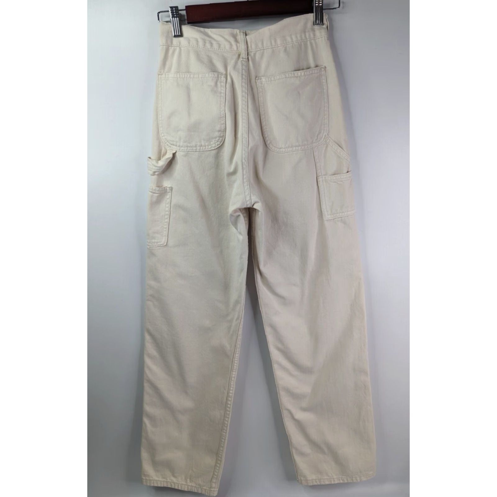 Vintage VINTAGE J. Galt Beige Carpenter Pants Womens Size Small John Galt Size 28" / US 6 / IT 42 - 5 Thumbnail
