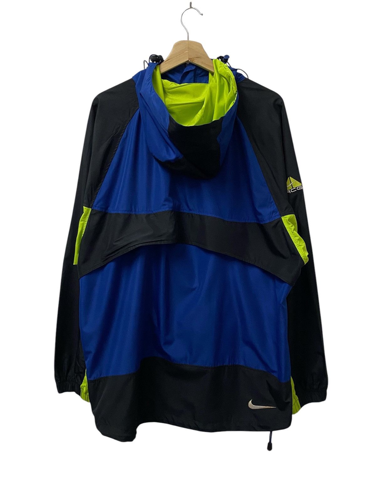 Nike Vintage Nike ACG Anorak Nylon Windbreaker Hoodie Jacket Size US L / EU 52-54 / 3 - 3 Thumbnail