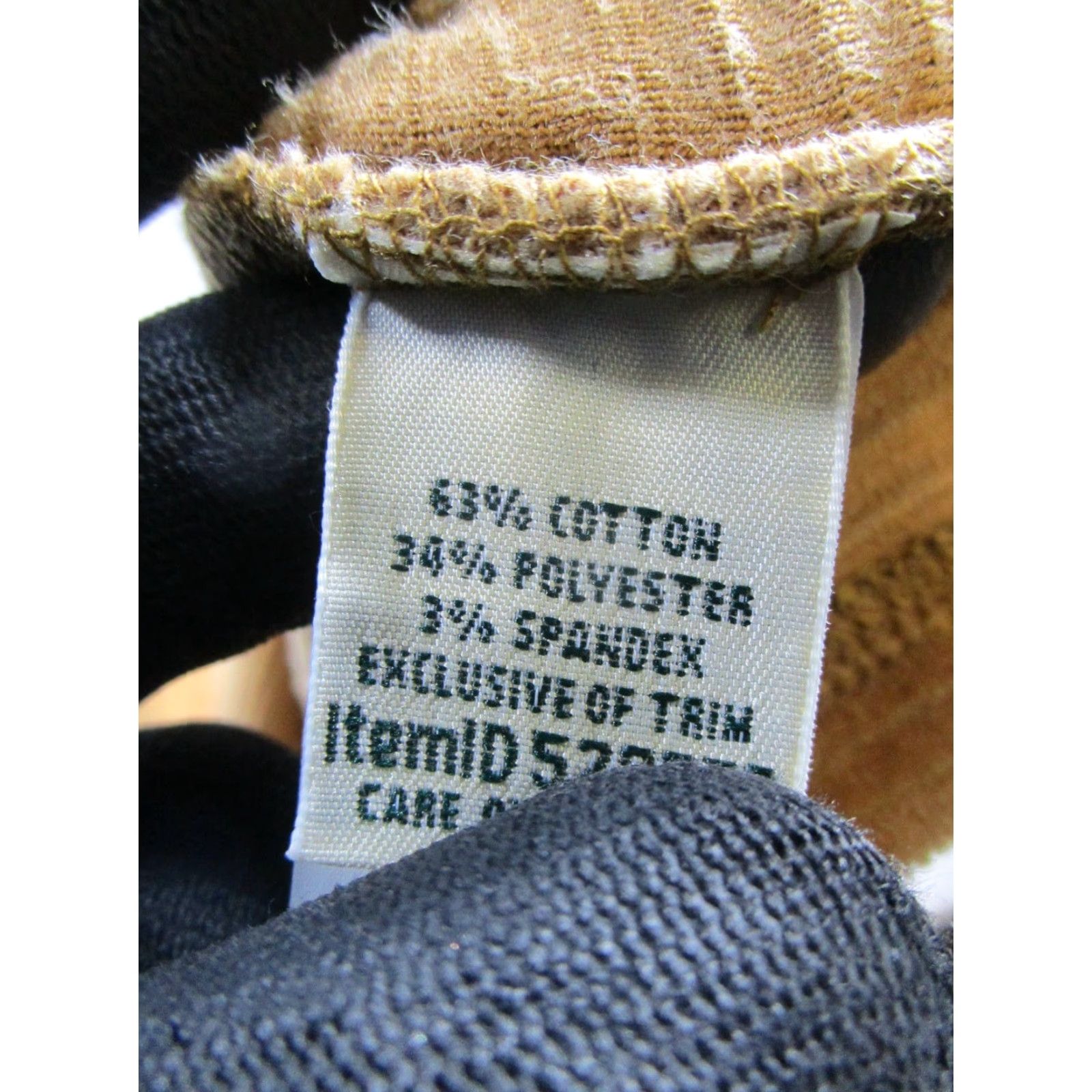 Vintage VINTAGE L.L.Bean Sweater Pullover Mens Large Brown Cotton Fleece Quarter Zip Long Sleeve Mock Neck Size US L / EU 52-54 / 3 - 4 Thumbnail