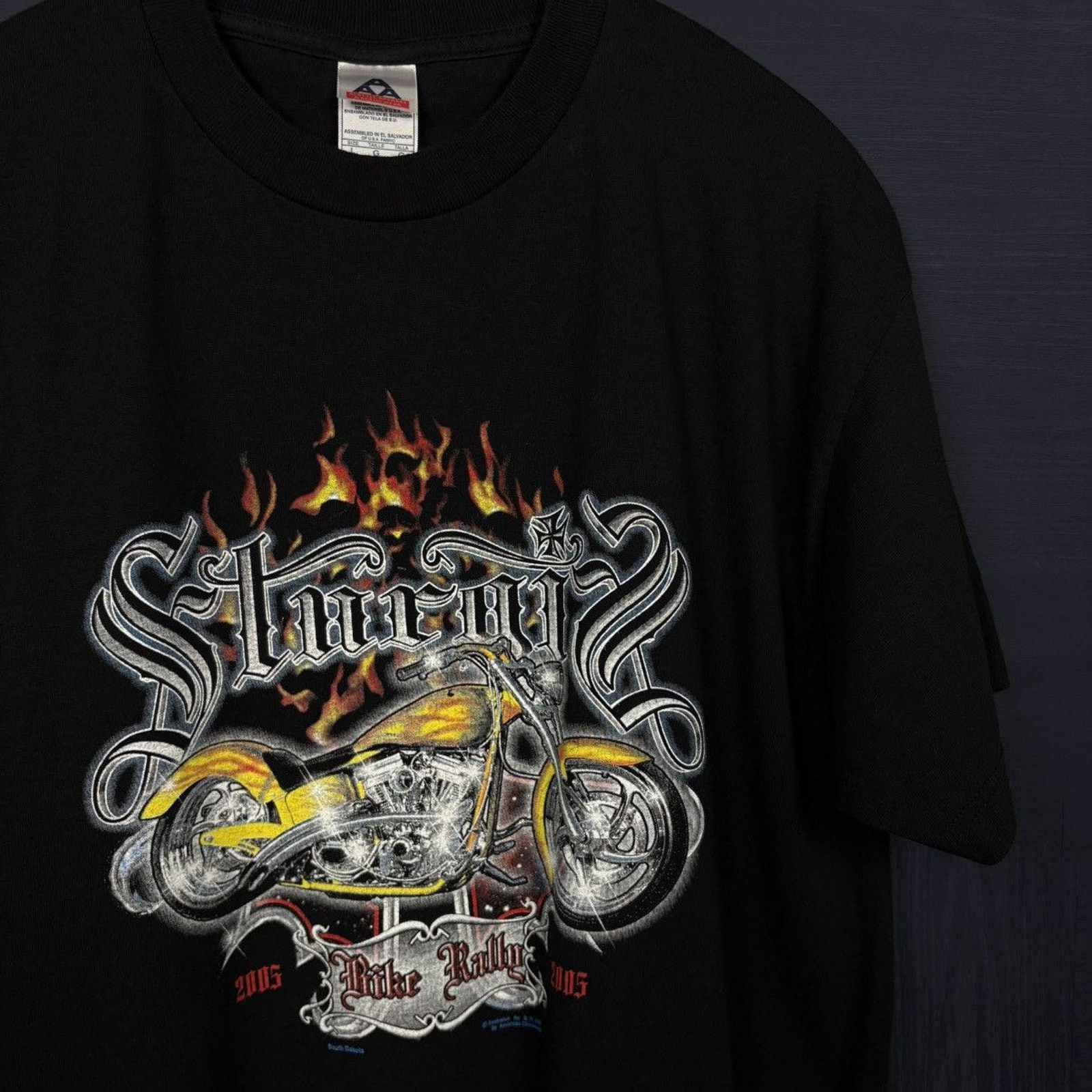 Harley Davidson × Japanese Brand × Vintage 🇺🇸2005 STURGIS RALLY Eagle T Size US L / EU 52-54 / 3 - 4 Thumbnail