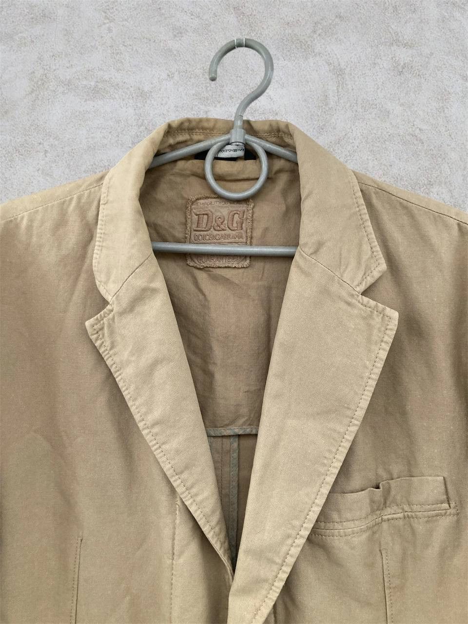 Dolce & Gabbana Dolce gabbana jacket mens beige vintage Tailored Jacket old Size 54L - 2 Thumbnail