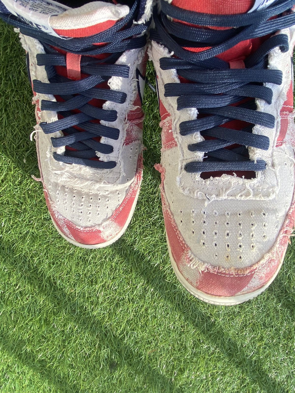 Nike NIKE HIGH TOP Sneaker TERMINATOR USA FLAG INDEPENDENCE DAY Size US 8.5 / EU 41-42 - 5 Thumbnail