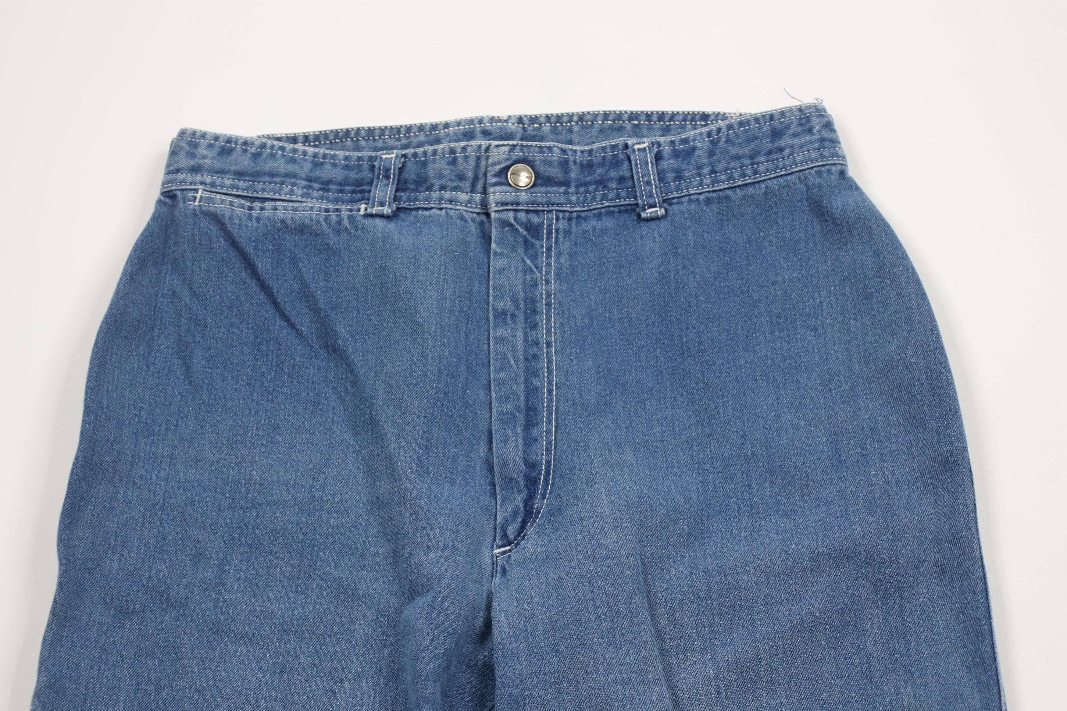 Vintage Vintage 70s Streetwear Relaxed Fit Straight Leg Denim Jeans Size 28" / US 6 / IT 42 - 2 Thumbnail
