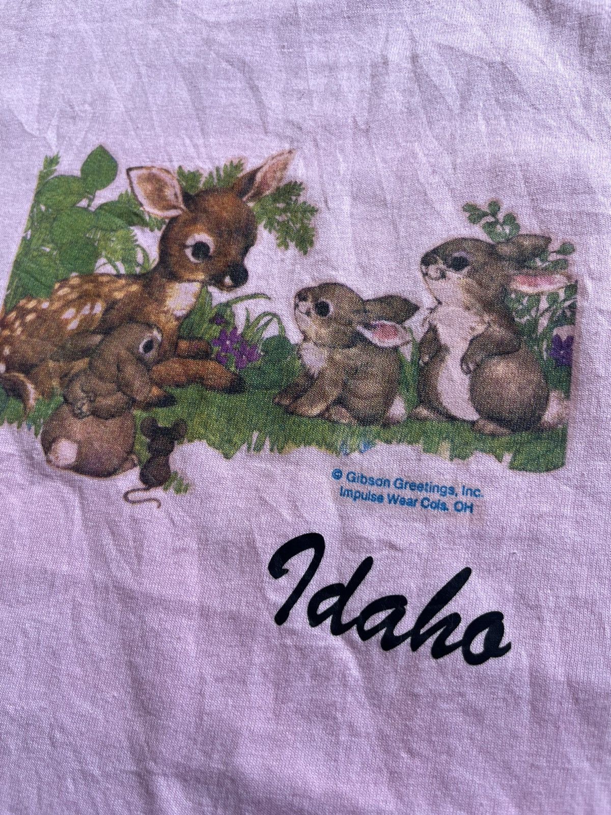 Arts & Science Vintage Animal Idaho Gibson Greetings.inc 90’s Tshirt Size US L / EU 52-54 / 3 - 6 Thumbnail