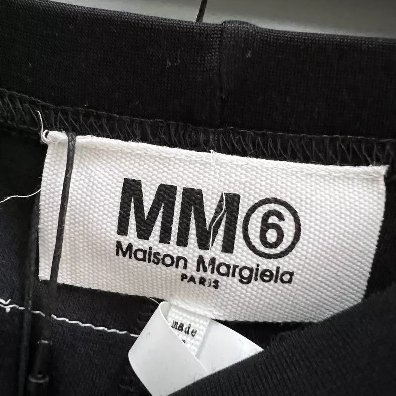 Maison Margiela Maison Margiela Size S Black oblique zipper logo printed s Size 33" - 4 Thumbnail