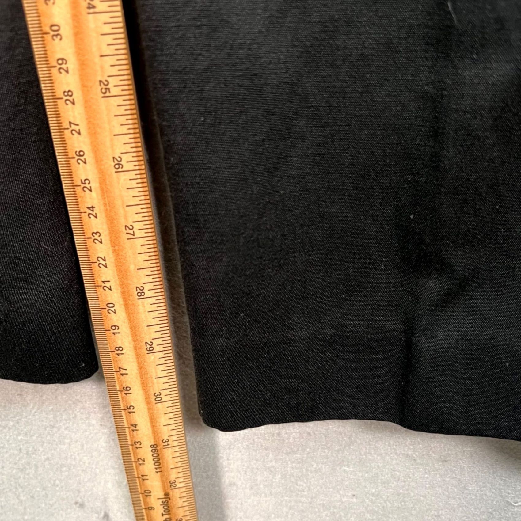 Lands' End Lands' End Mens Dress Pants Black 35 Regular Pleated Cotton Blend Straight Front Slashed Pockets Vintage: No Size US 35 - 7 Thumbnail