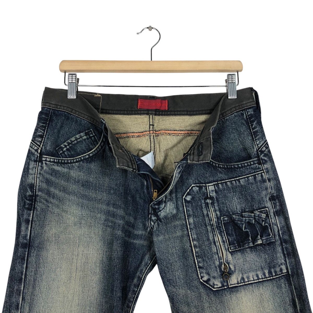Japanese Brand 📌Vintage Denim Jeans Worker Edwin Size US 31 - 20 Thumbnail