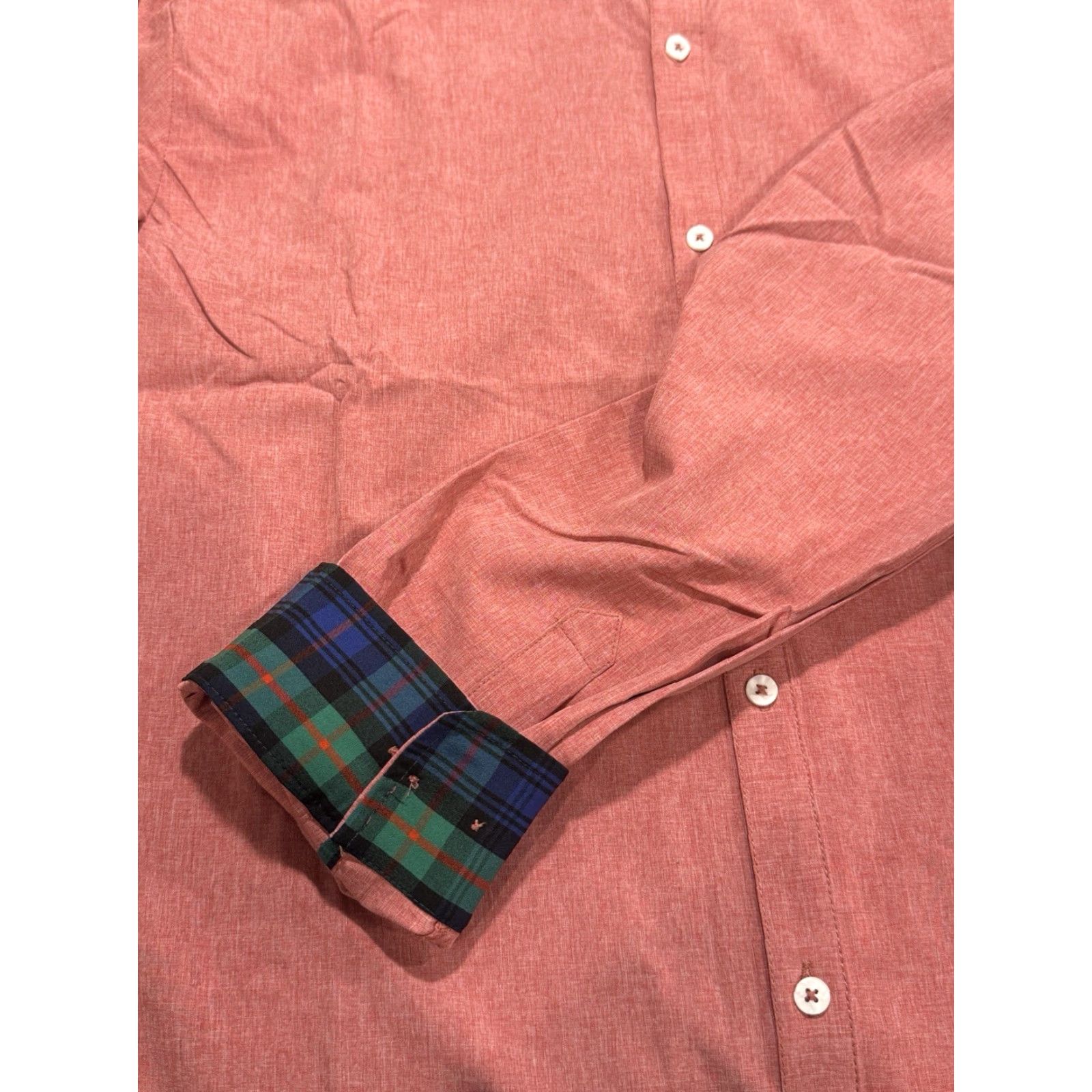 Vintage William Murray Golf Stretch Button Down Long Sleeve Shirt Mens XL Button-Up Knit Solid Size US XL / EU 56 / 4 - 6 Thumbnail