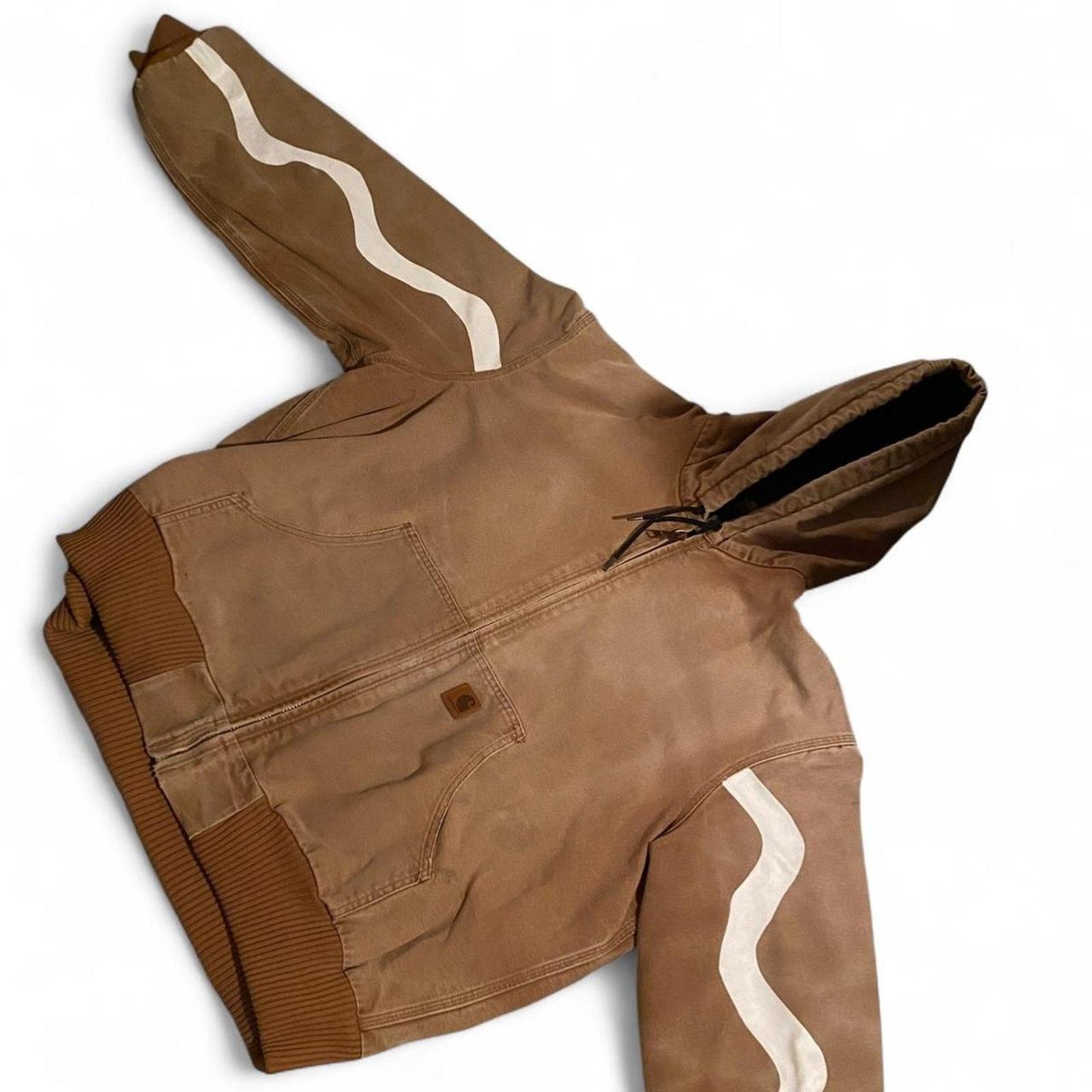 Carhartt Hand painted beigetanbrown vintage carhartt Size US XL / EU 56 / 4 - 2 Thumbnail