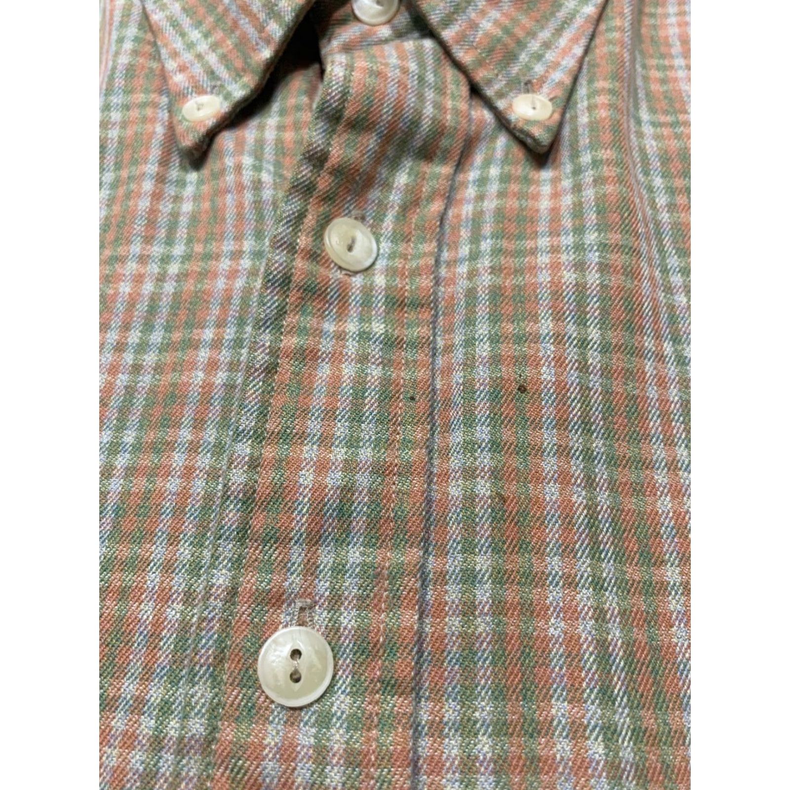 Gant GANT Mens XL Check Button Up Long Sleeve Preppy Plaid Twill Shirt Blue Multicolor Size US XL / EU 56 / 4 - 7 Thumbnail