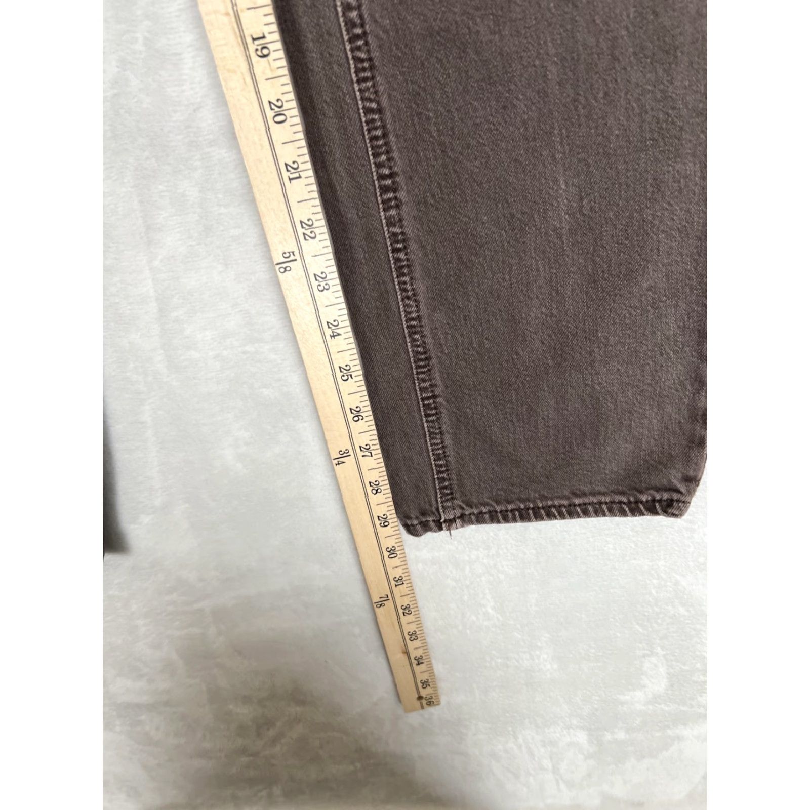 Gap Gap 90s Loose Mid Rise Jeans Womens 25 Brown Straight Leg Relaxed Denim Size 42" / US 20 - 3 Thumbnail