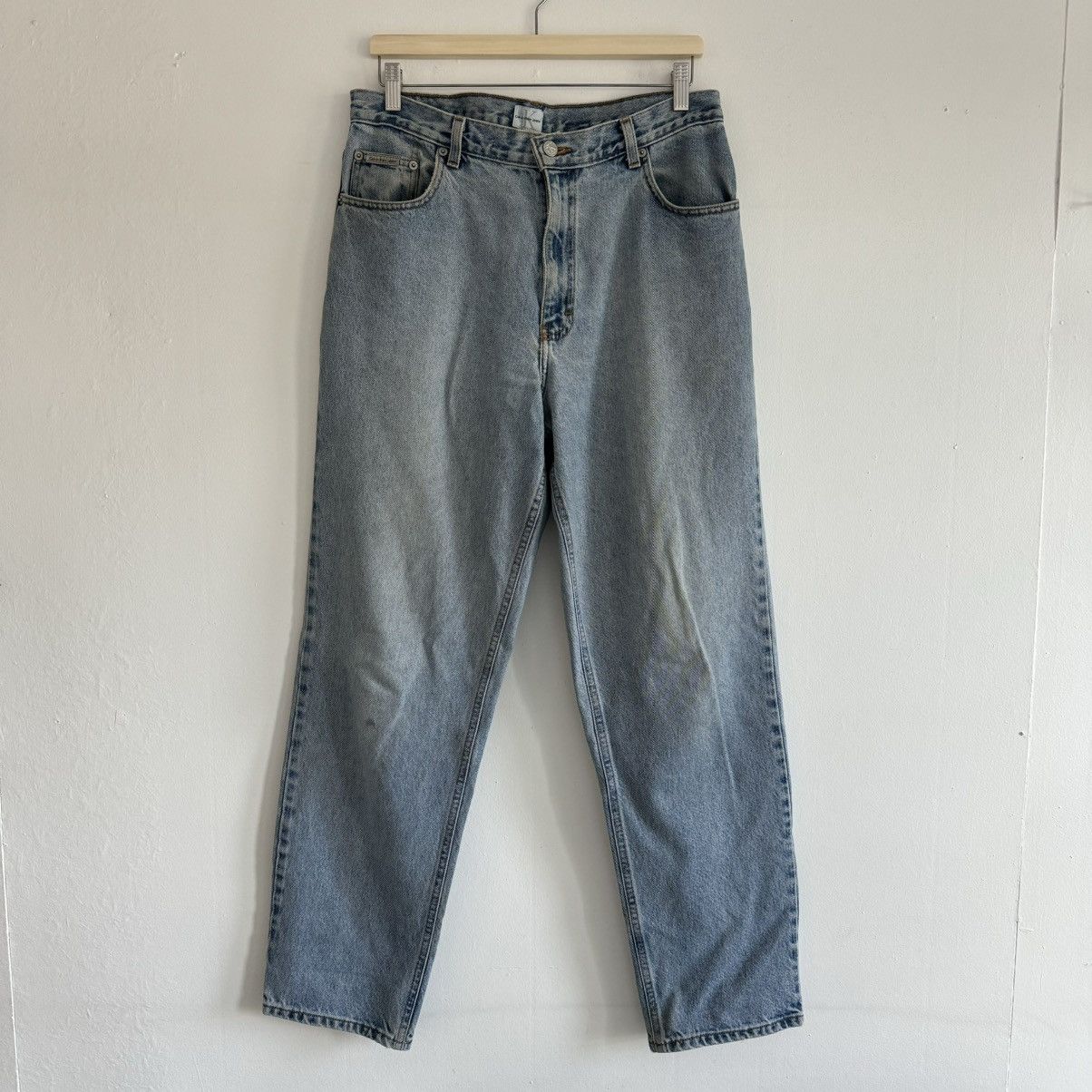 Calvin Klein USA Union made light wash jeans Size US 32 / EU 48 - 1 Thumbnail