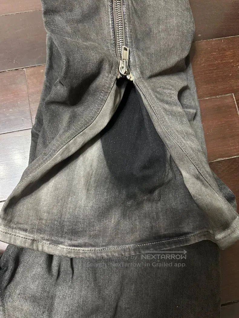 Rick Owens Drkshdw Rick Owens Drkshdw Banana Zip Jeans. Size US 31 - 5 Thumbnail