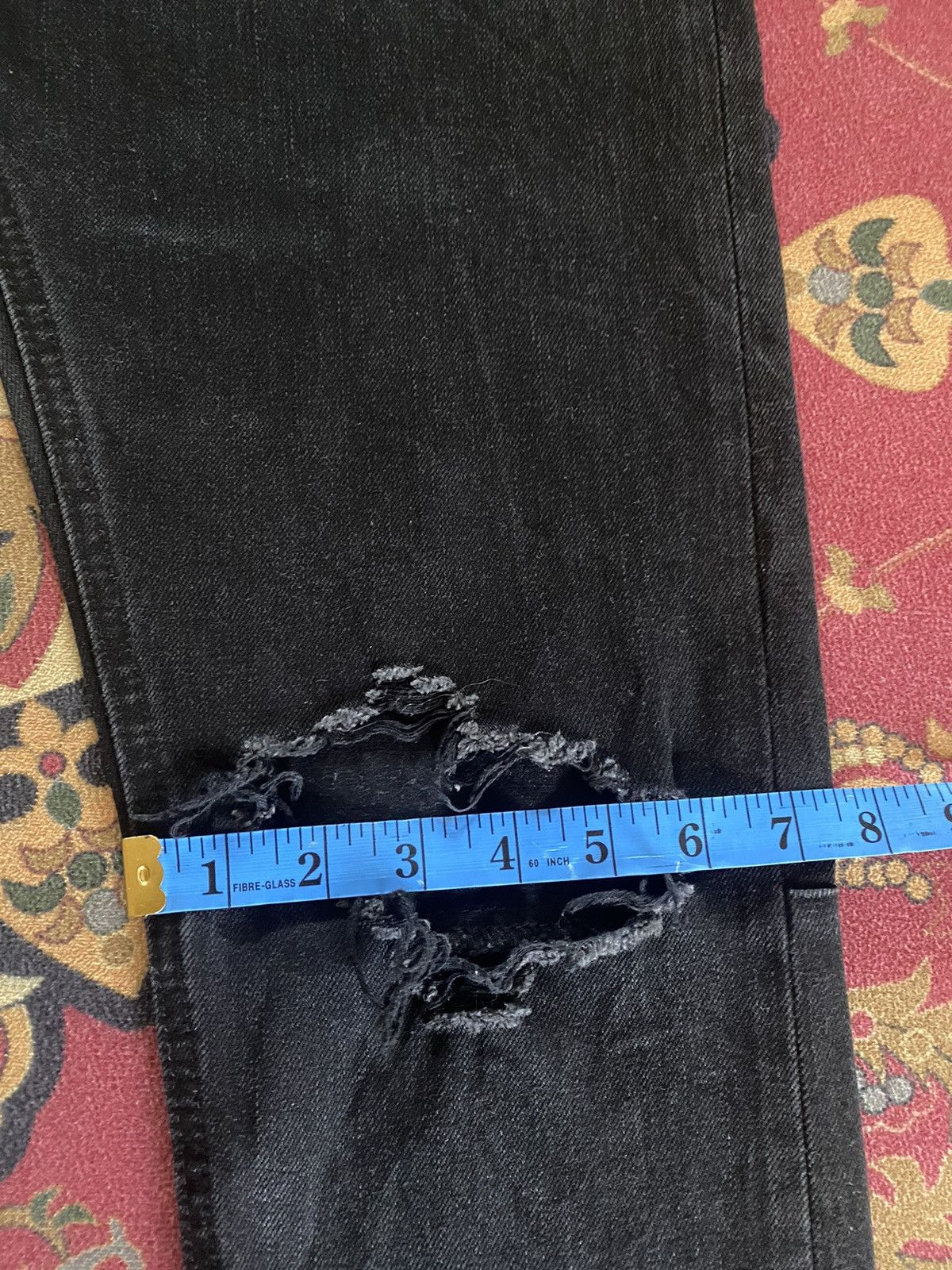 Black Icon Vintage Japanese Brand Black Icon Distressed Rick Owen Style Size US 32 / EU 48 - 20 Thumbnail