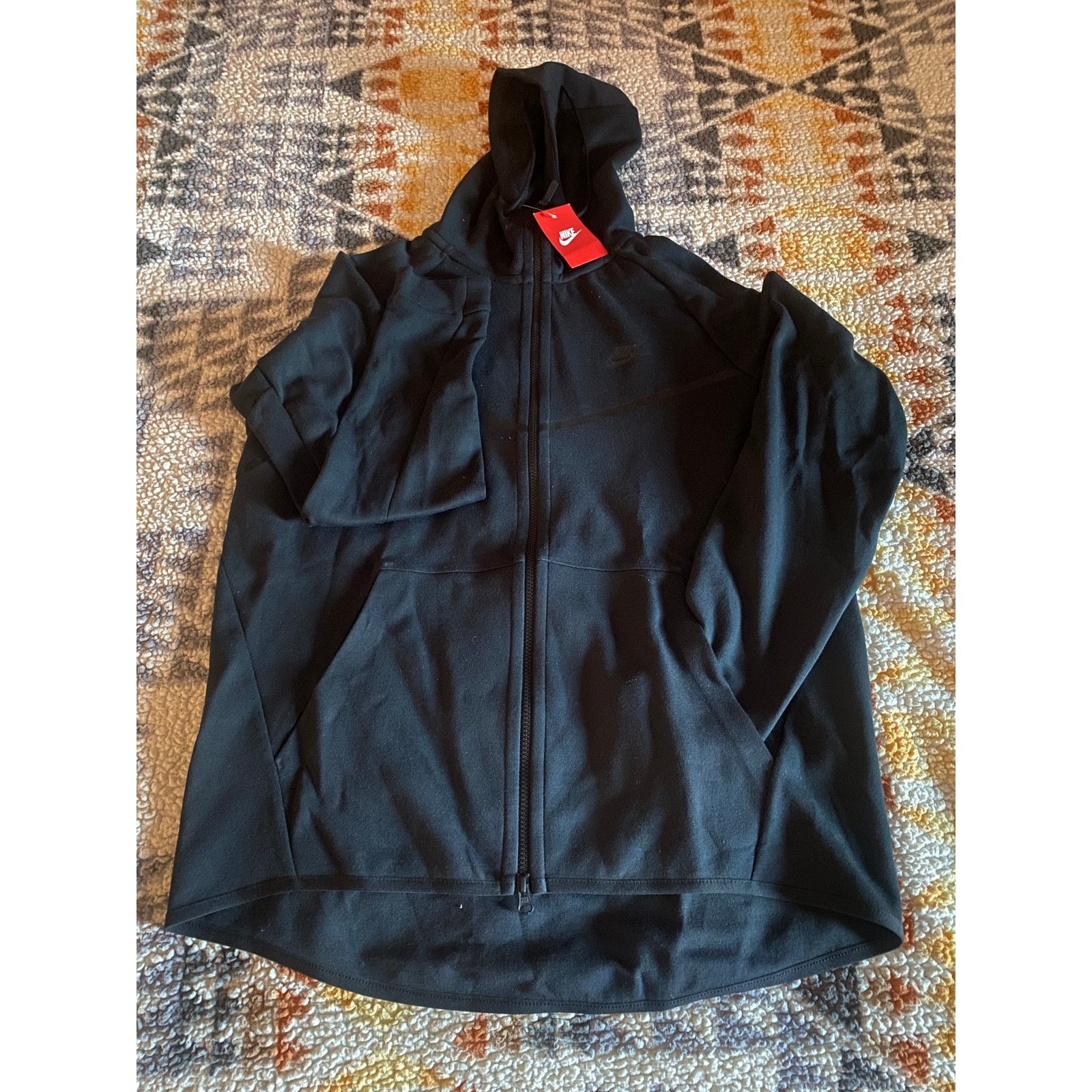 NWT Nike Tech Fleece Windrunner Hoodie Black XL 805144 010